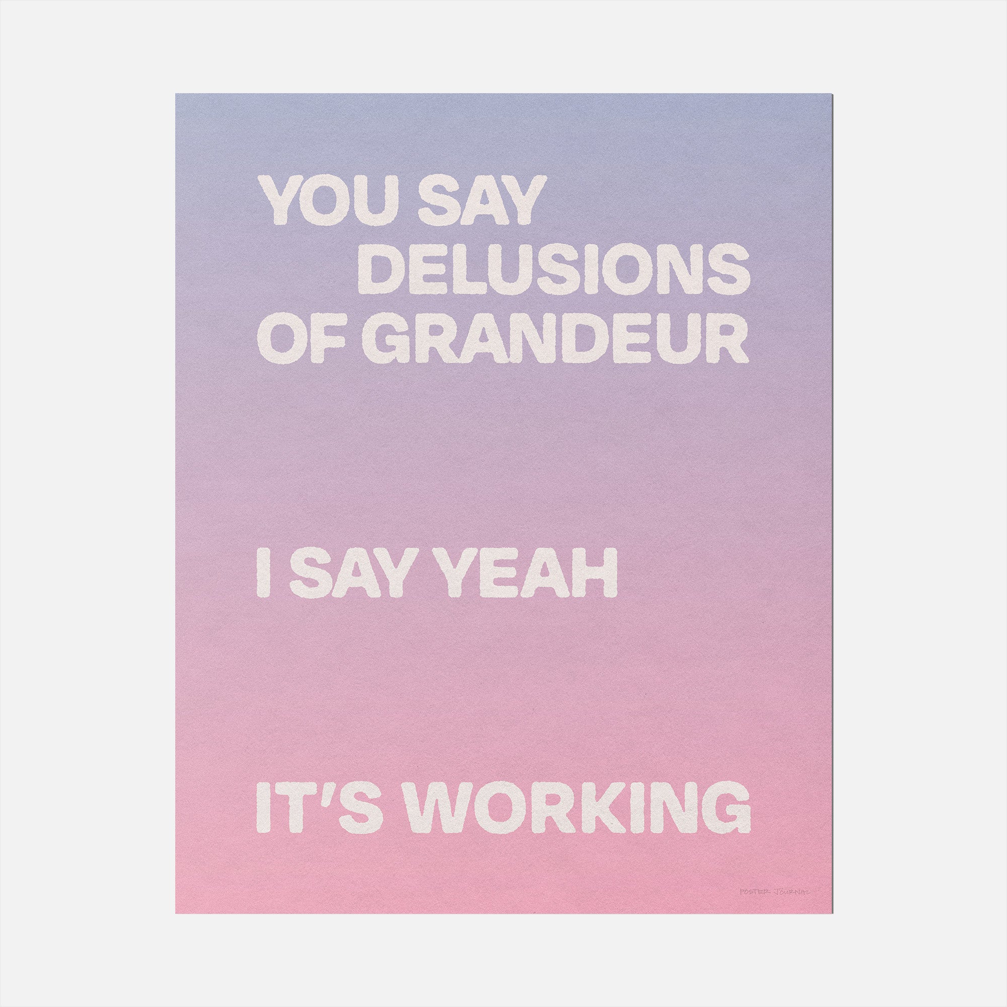 DELUSIONS PRINT