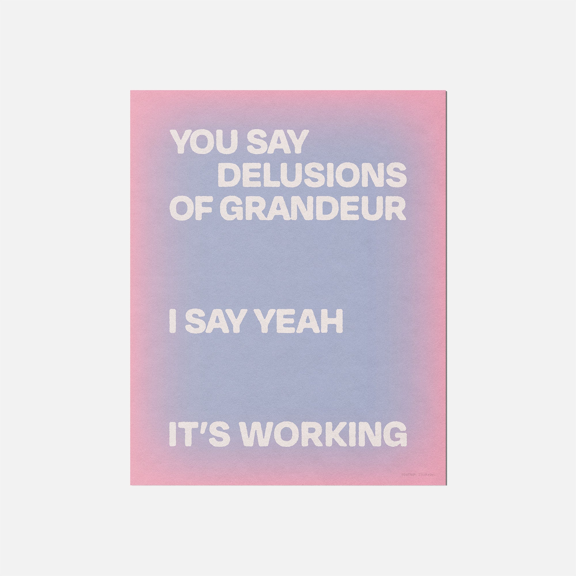 DELUSIONS PRINT