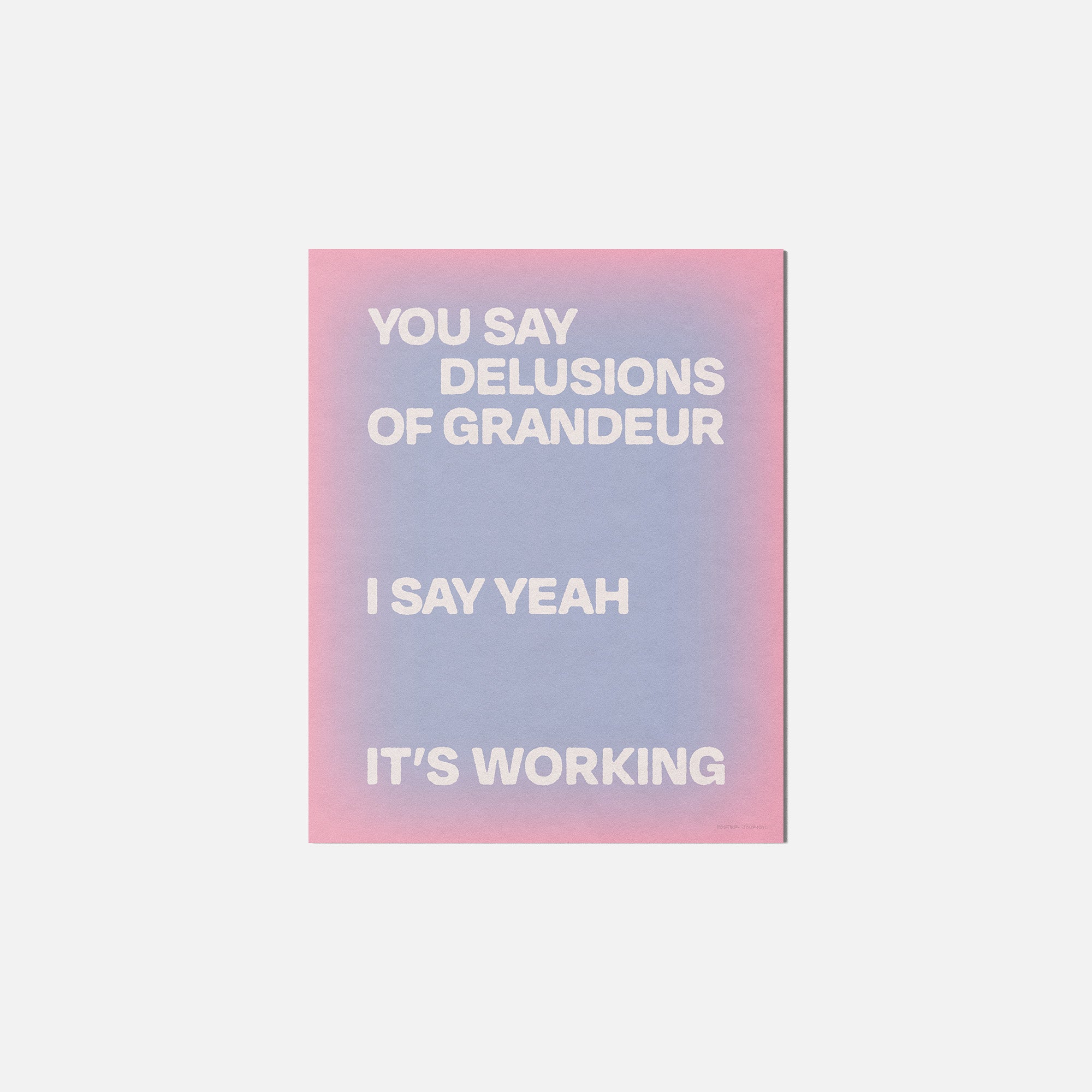 DELUSIONS PRINT