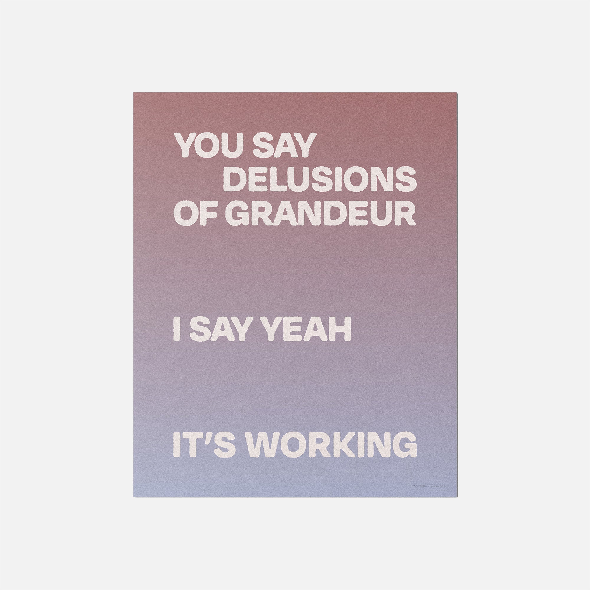 DELUSIONS PRINT
