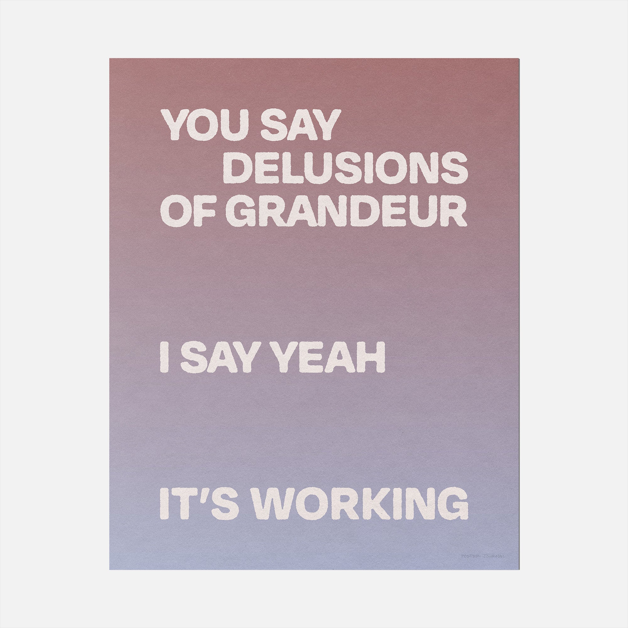 DELUSIONS PRINT