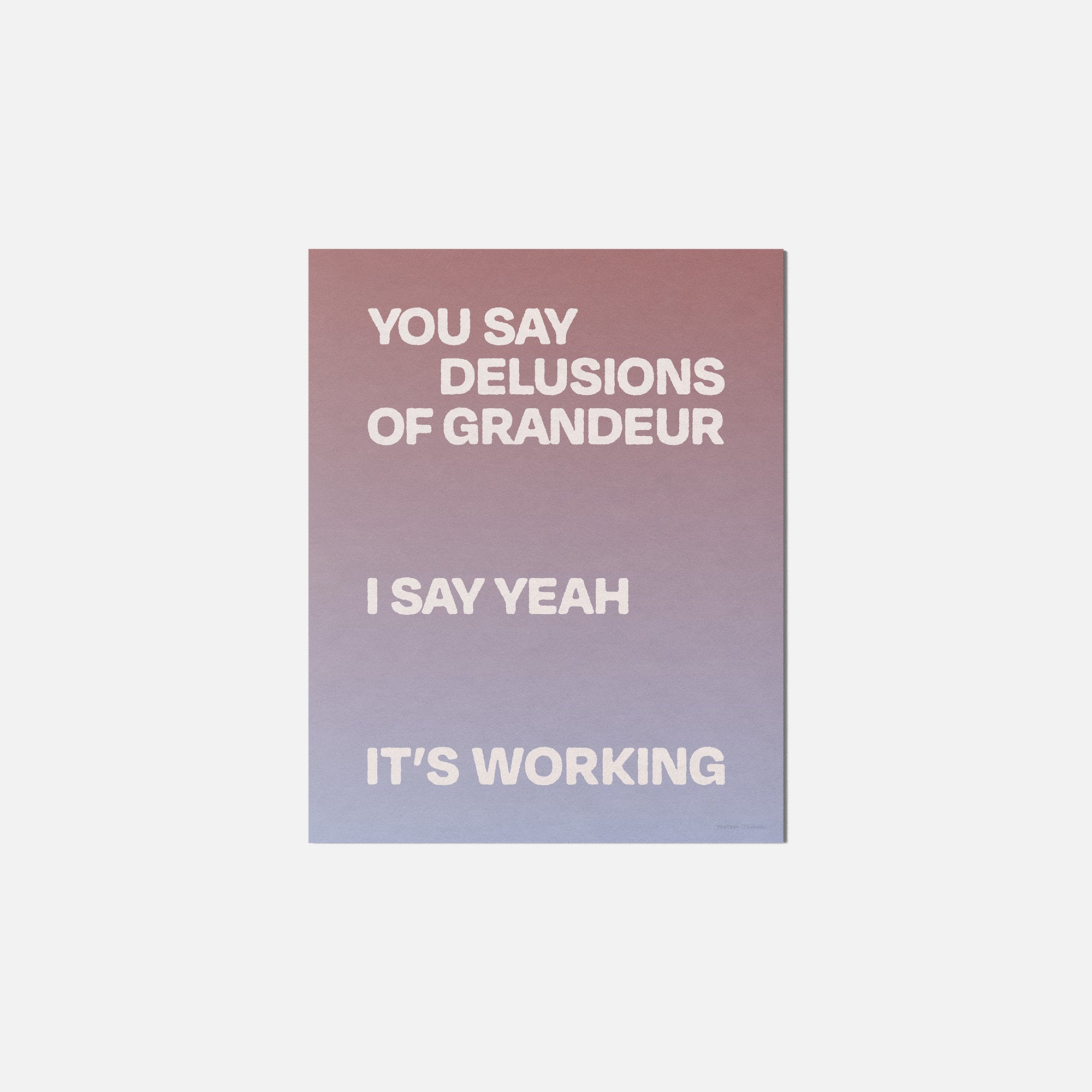 DELUSIONS PRINT