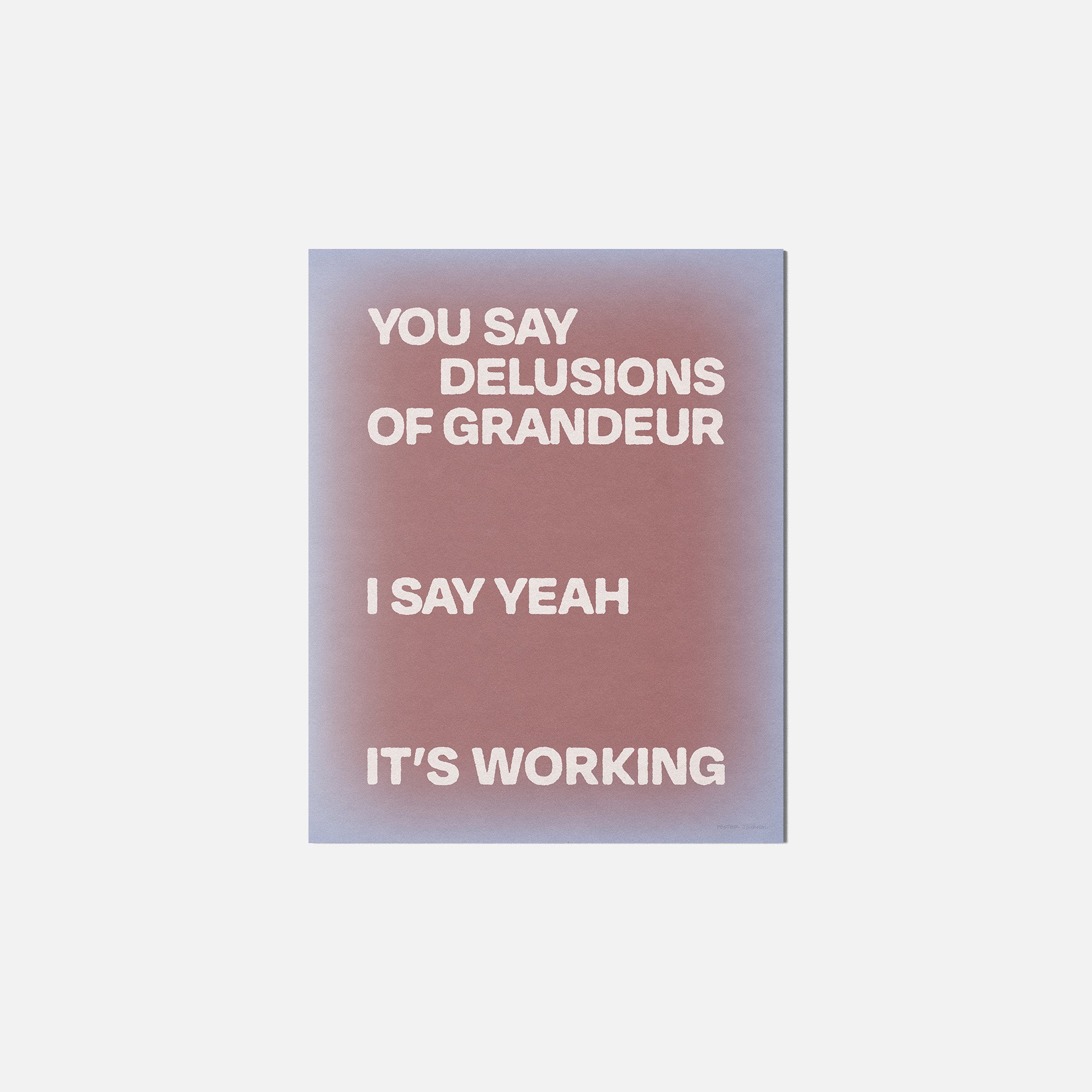 DELUSIONS PRINT