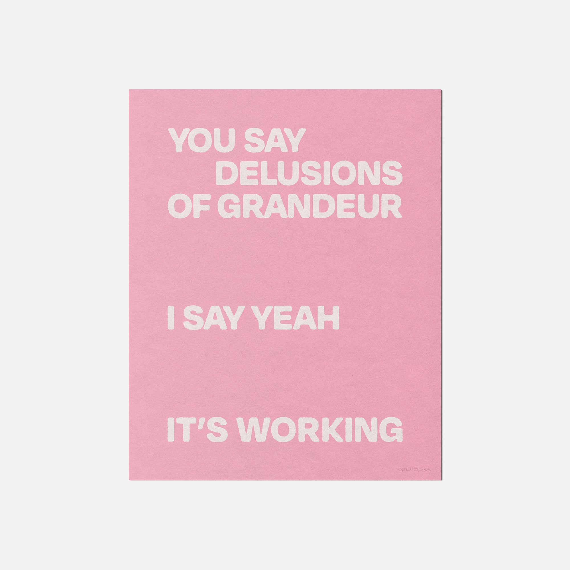 DELUSIONS PRINT