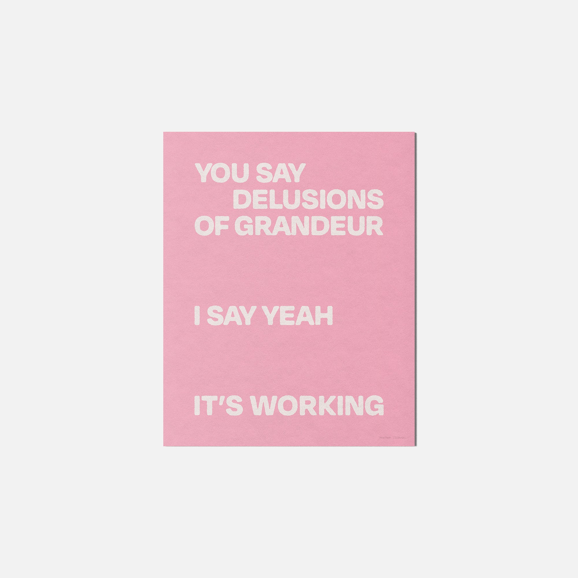 DELUSIONS PRINT