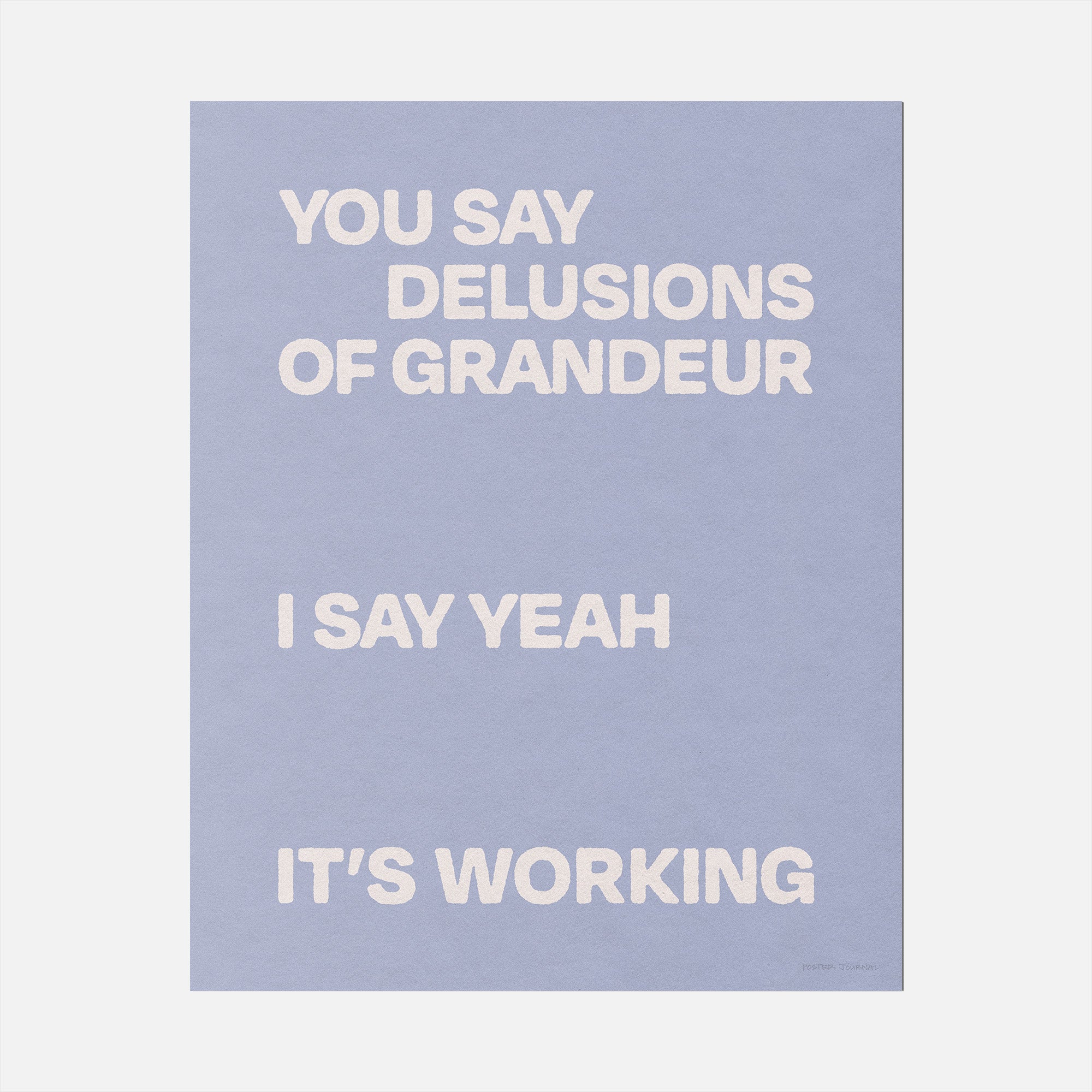 DELUSIONS PRINT