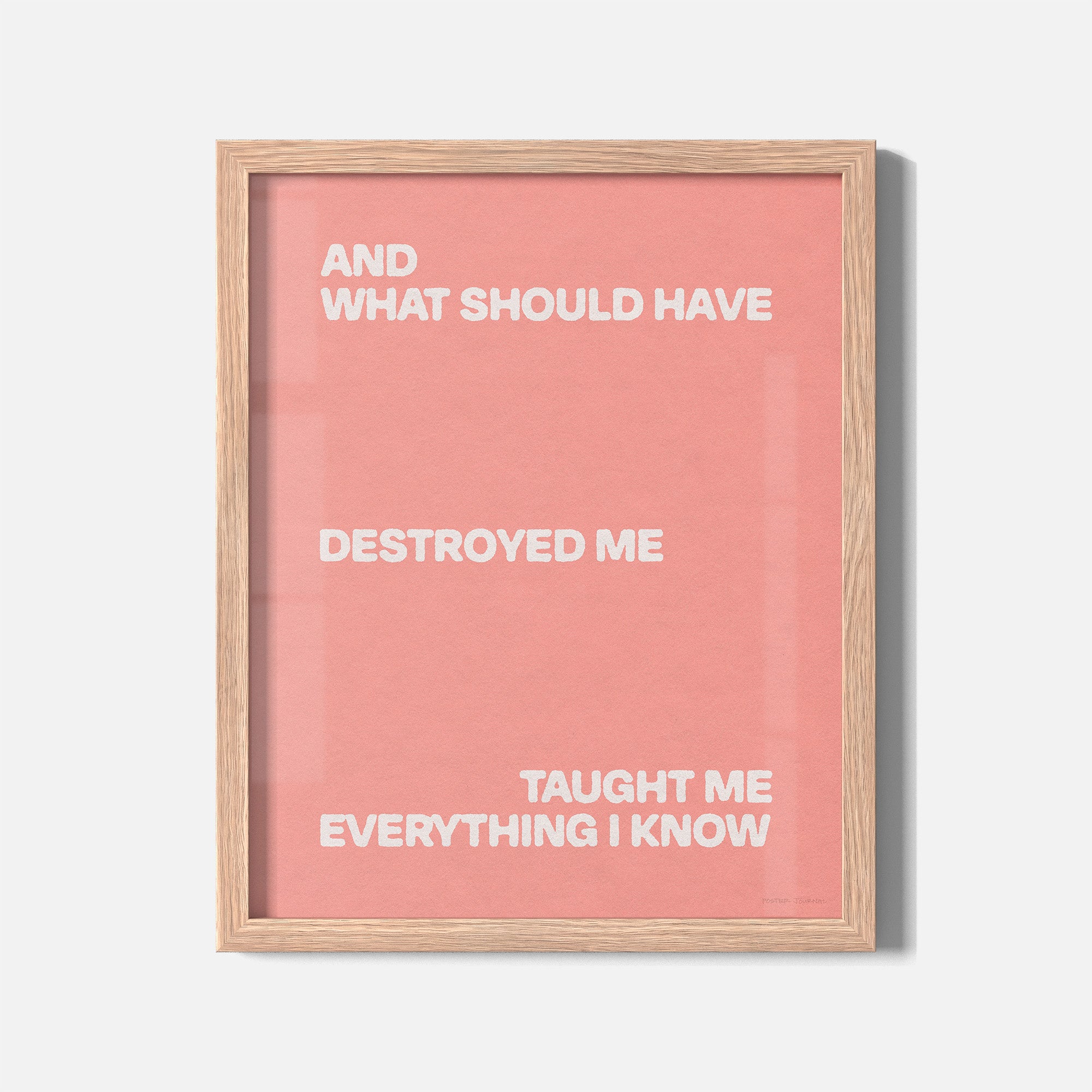 DESTROYED PRINT