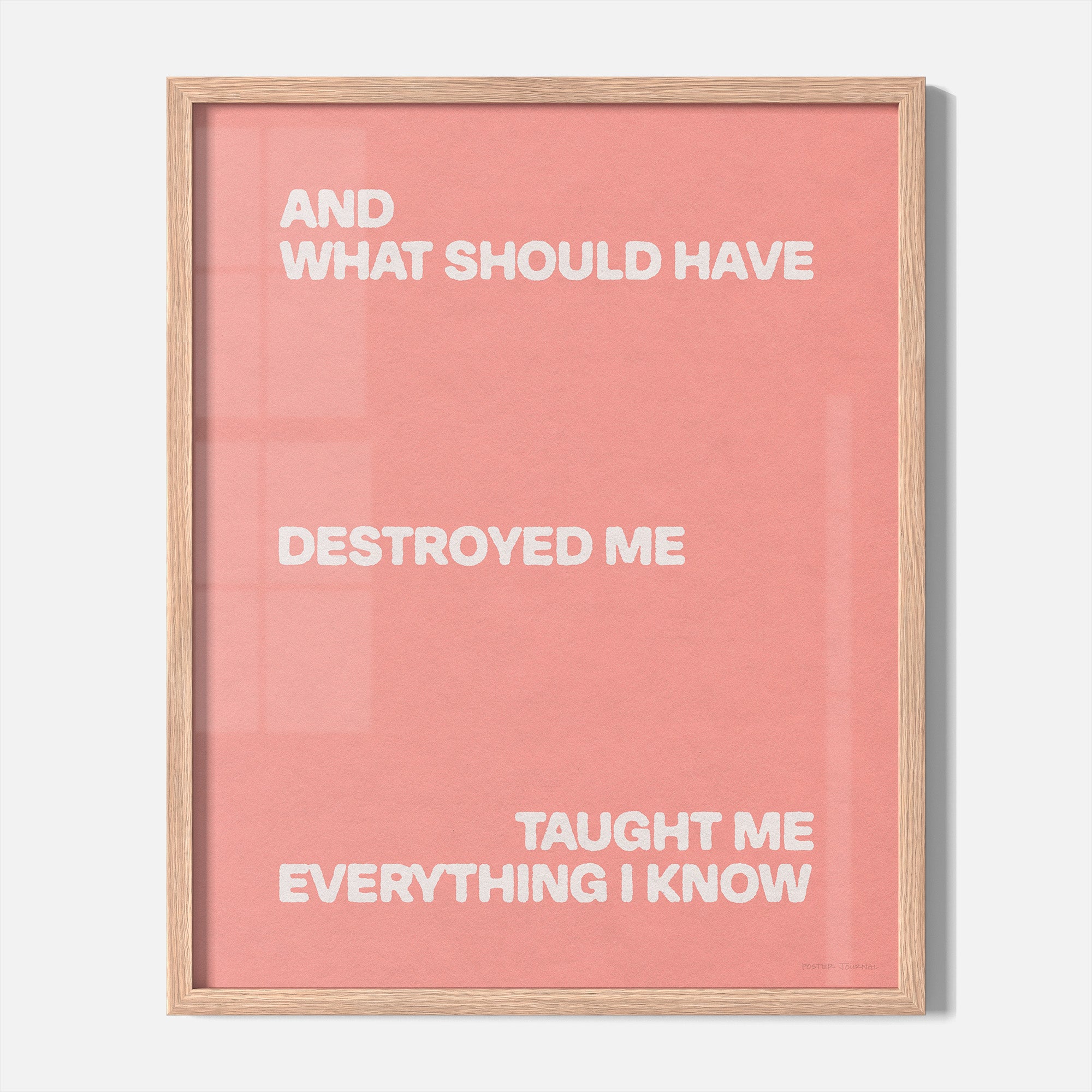 DESTROYED PRINT