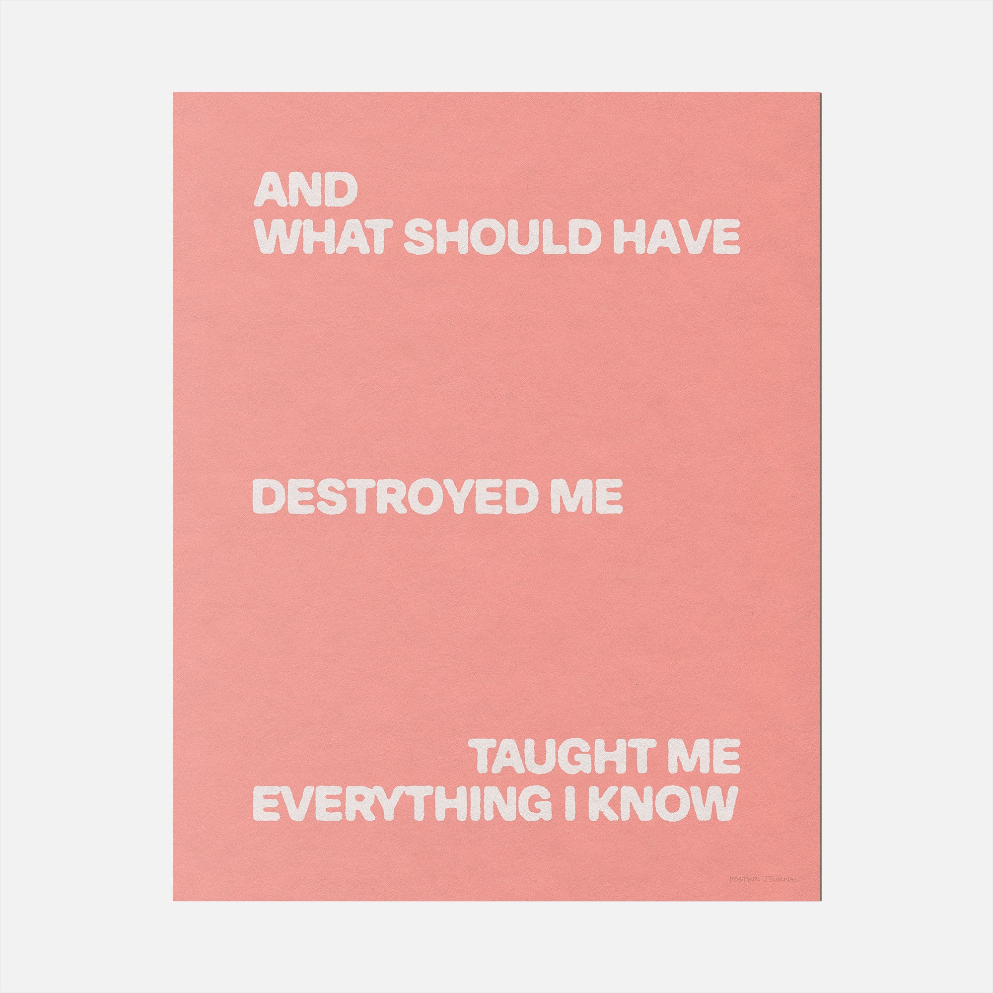 DESTROYED PRINT