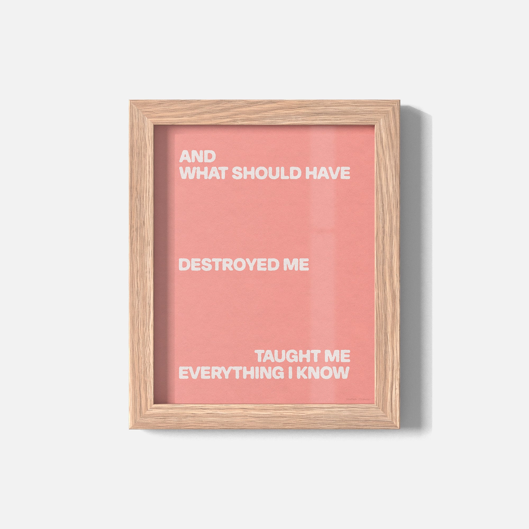 DESTROYED PRINT