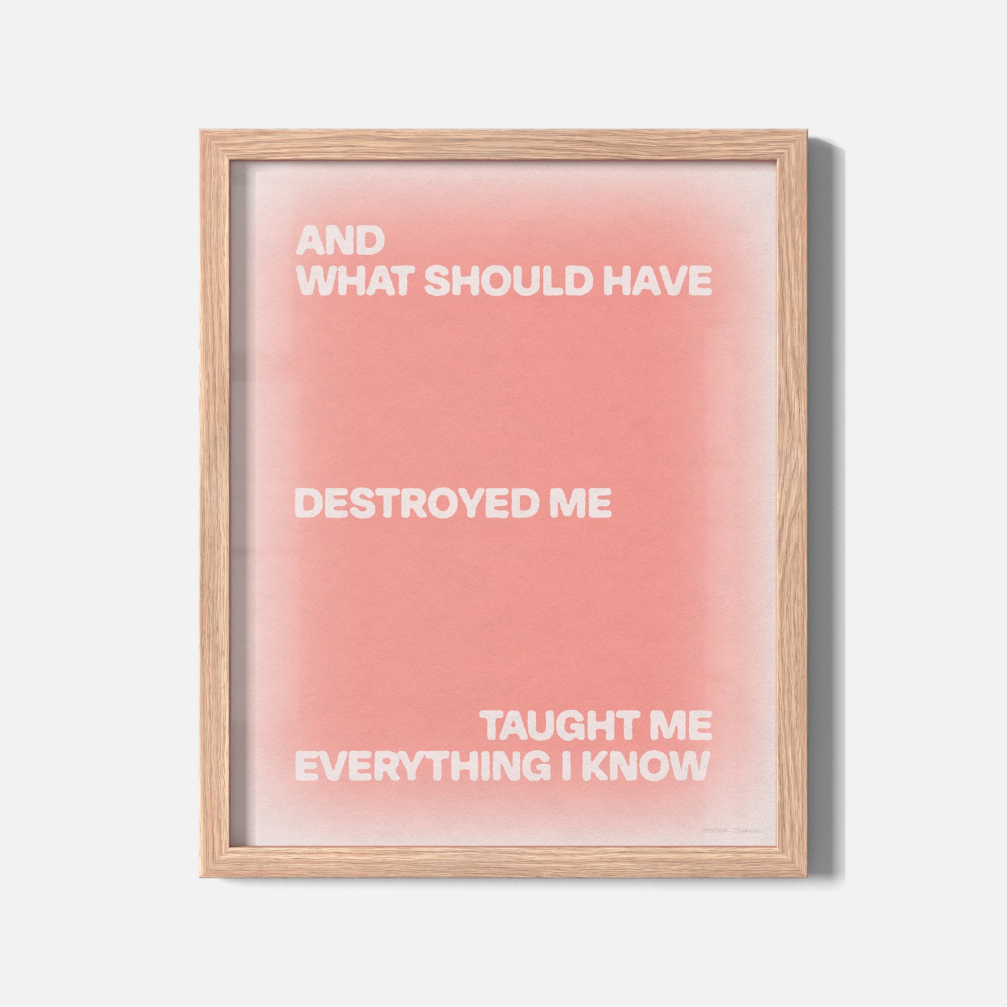 DESTROYED PRINT