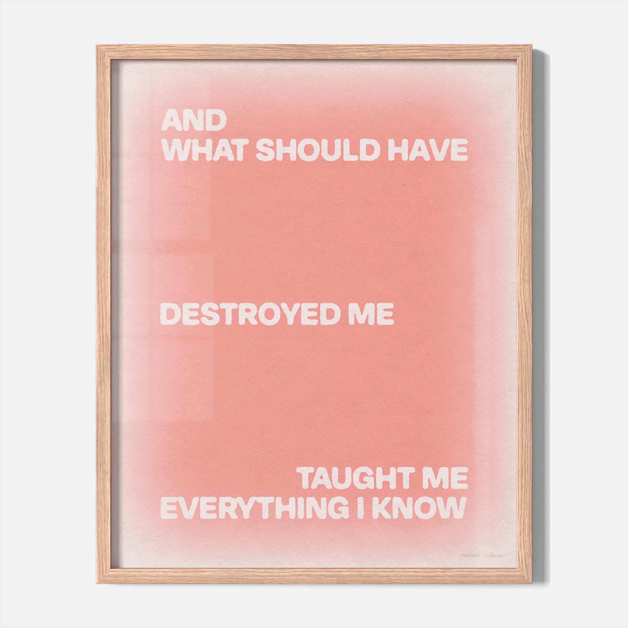 DESTROYED PRINT