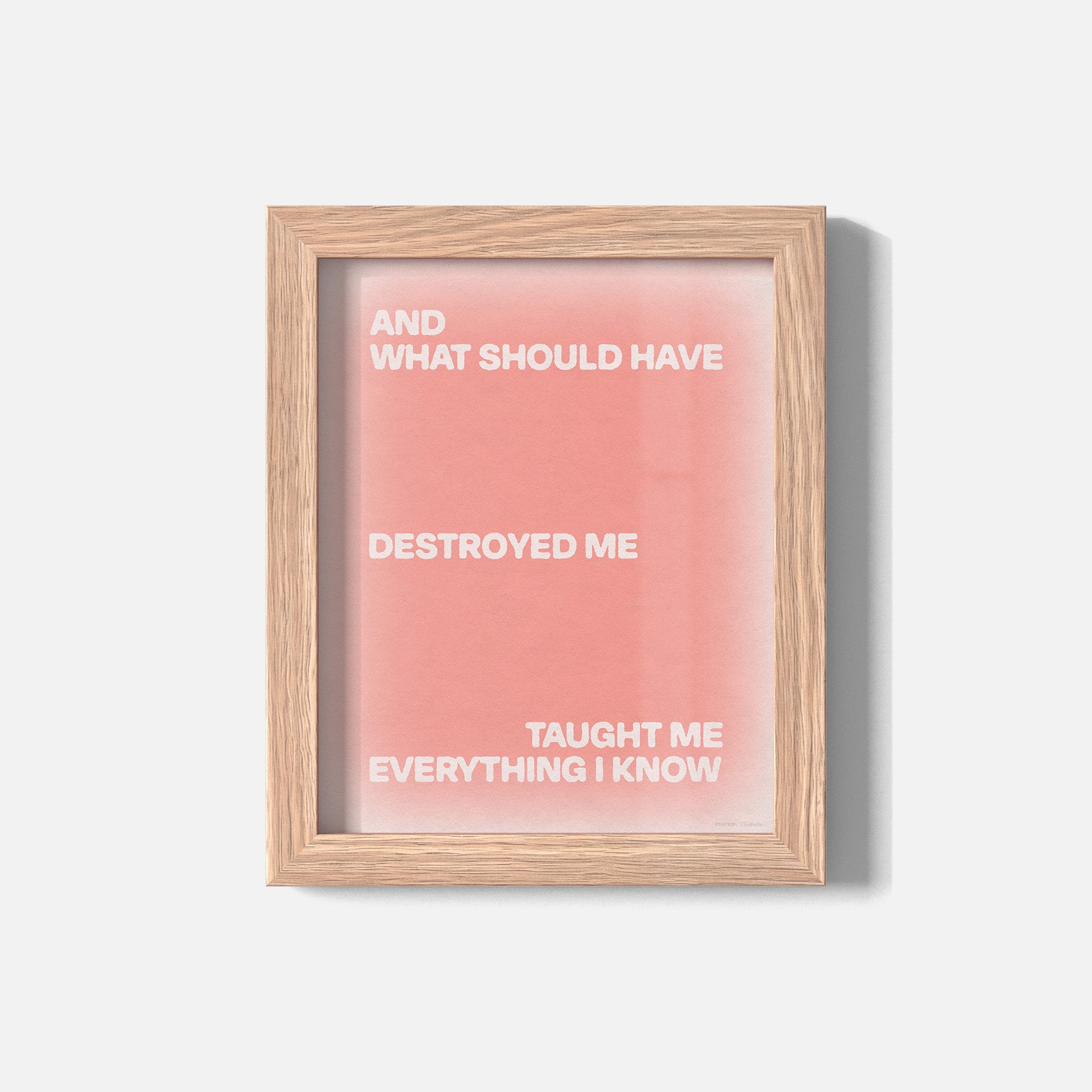 DESTROYED PRINT