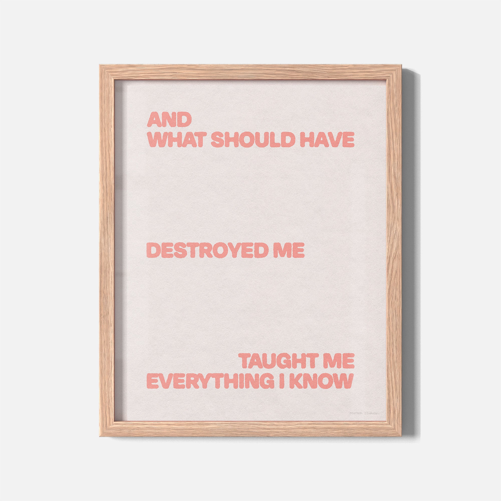 DESTROYED PRINT