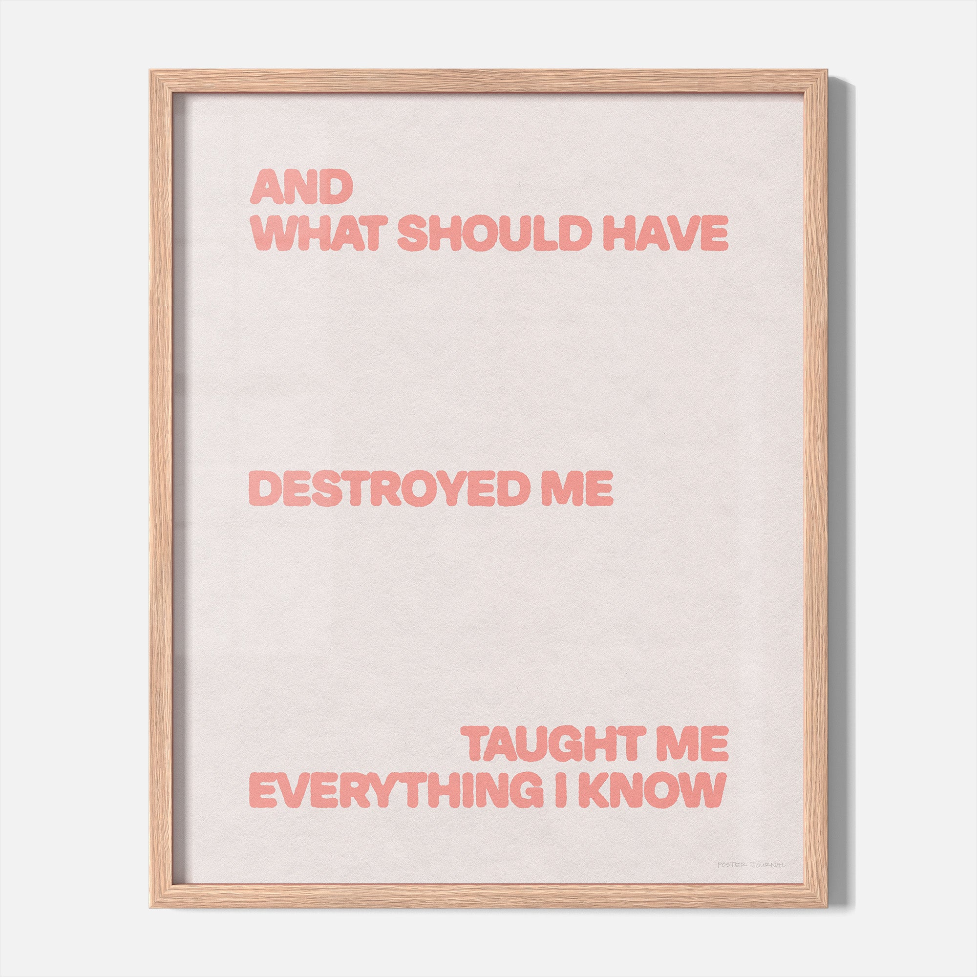 DESTROYED PRINT