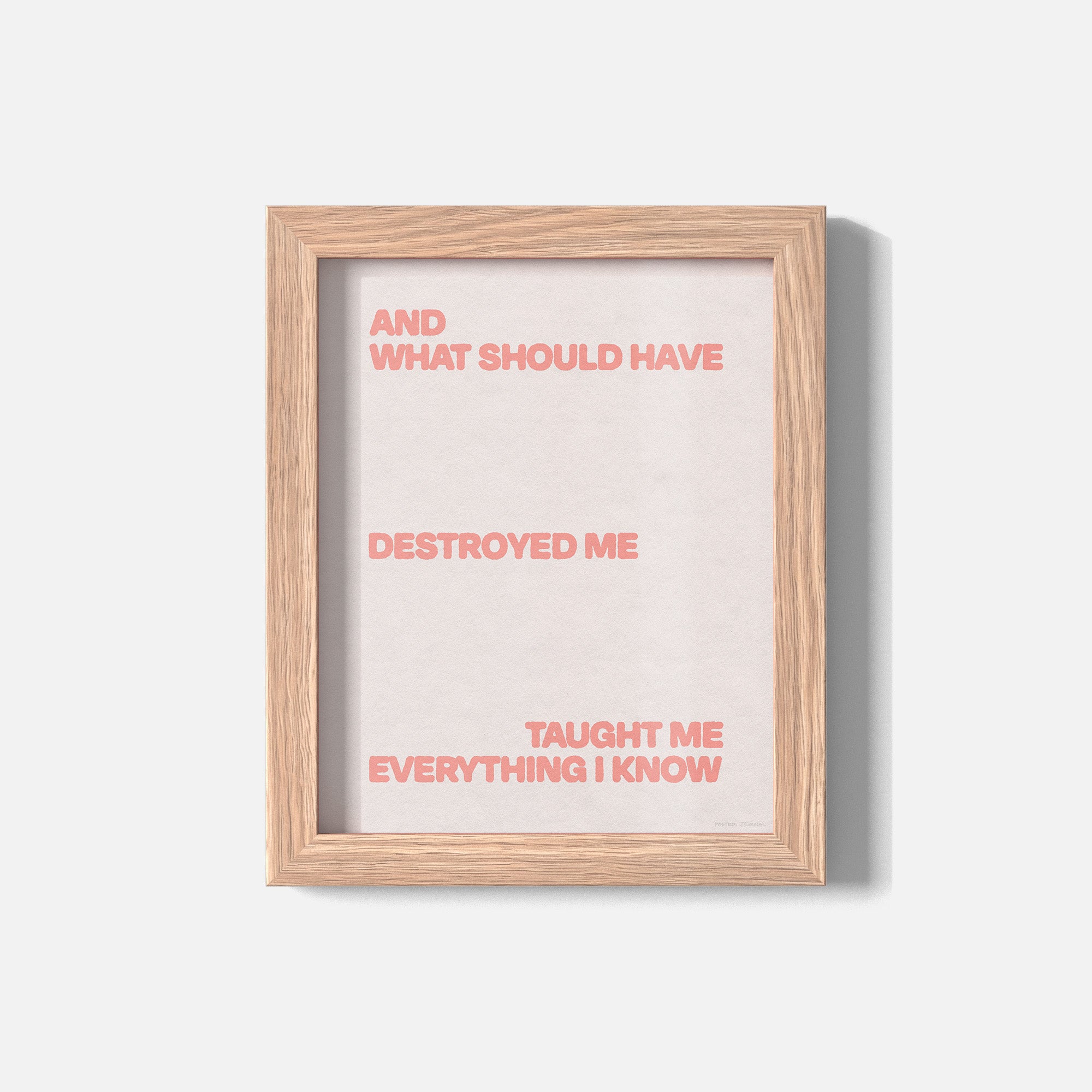 DESTROYED PRINT