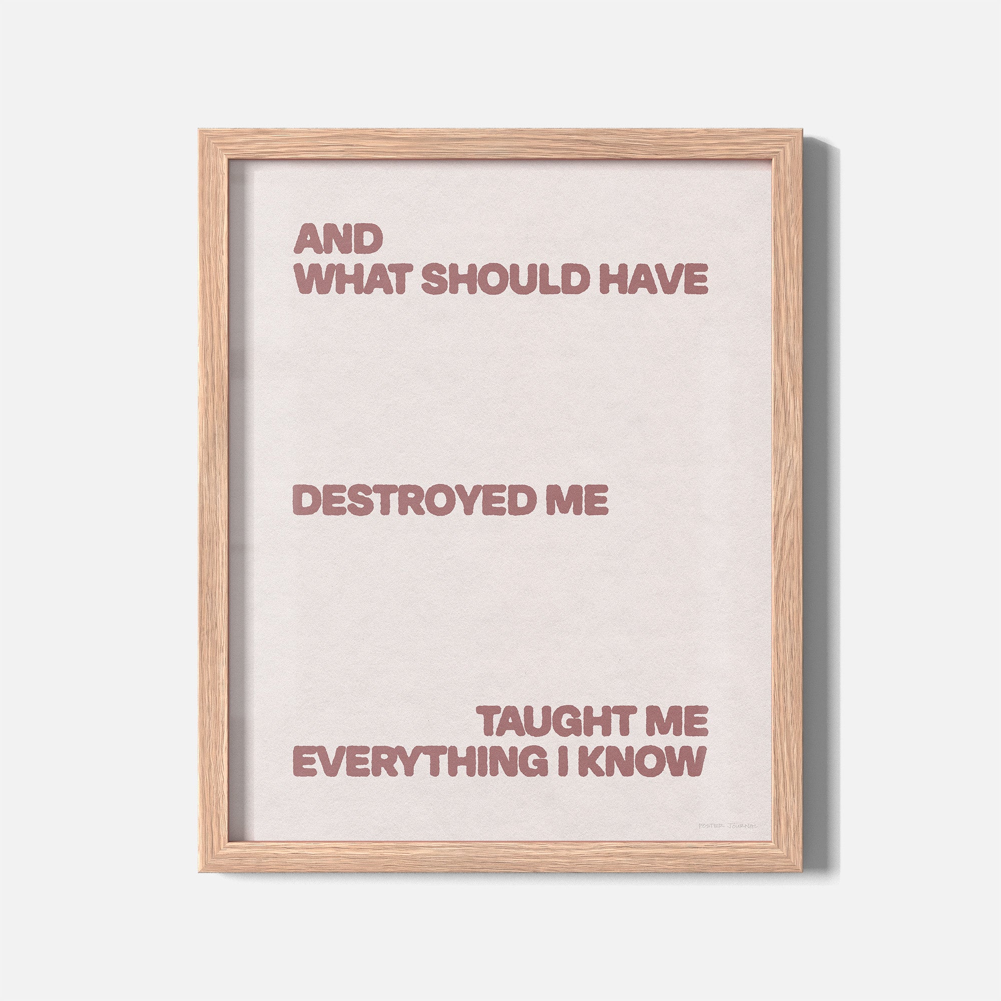 DESTROYED PRINT
