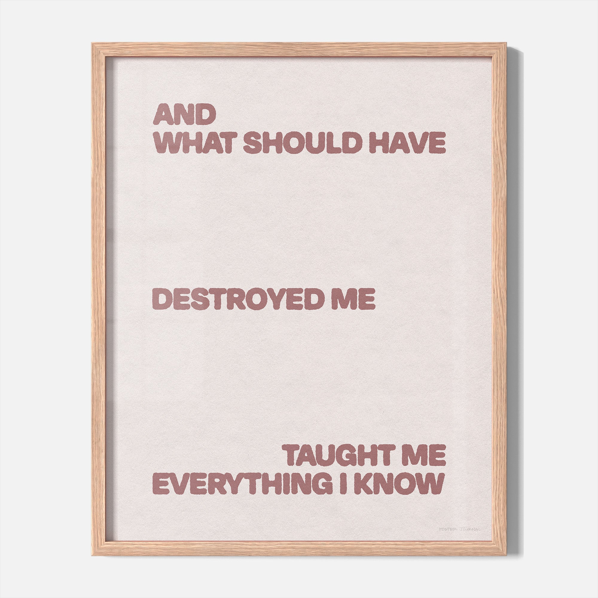 DESTROYED PRINT