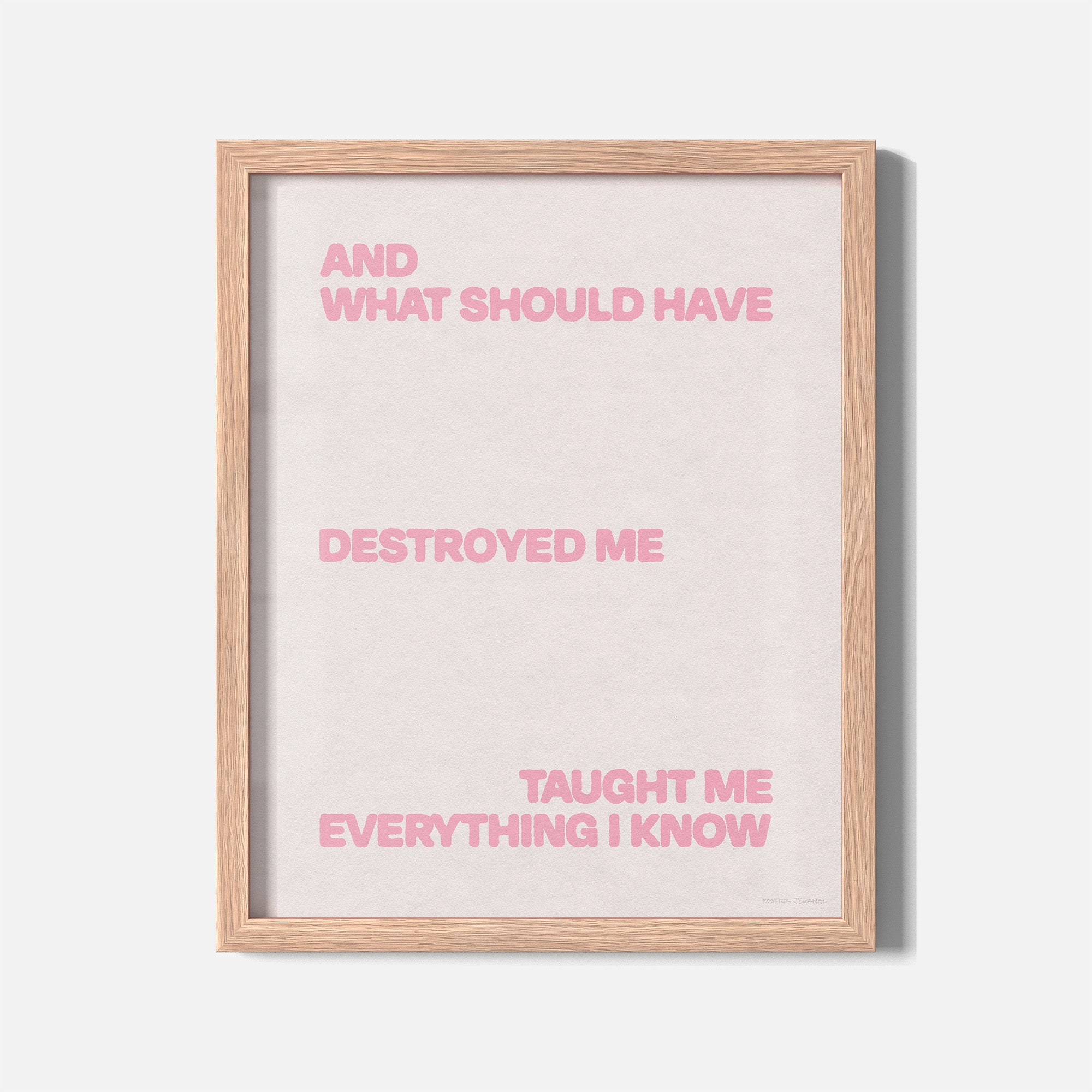 DESTROYED PRINT