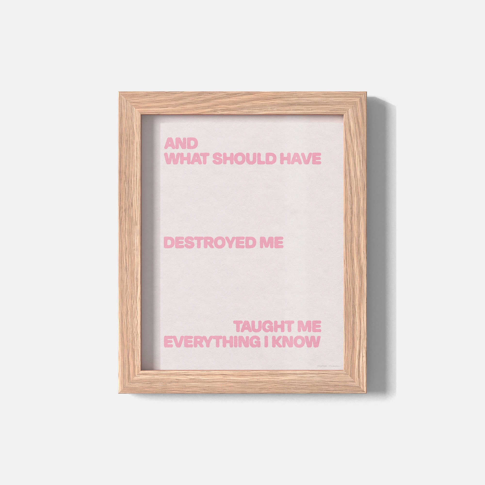 DESTROYED PRINT