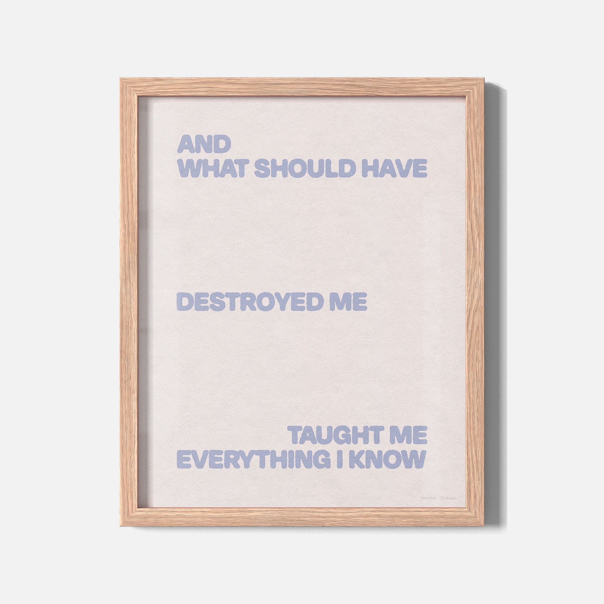DESTROYED PRINT