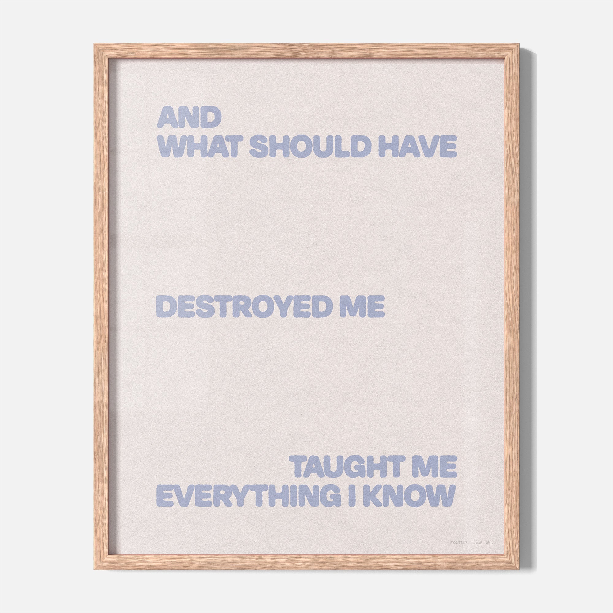 DESTROYED PRINT