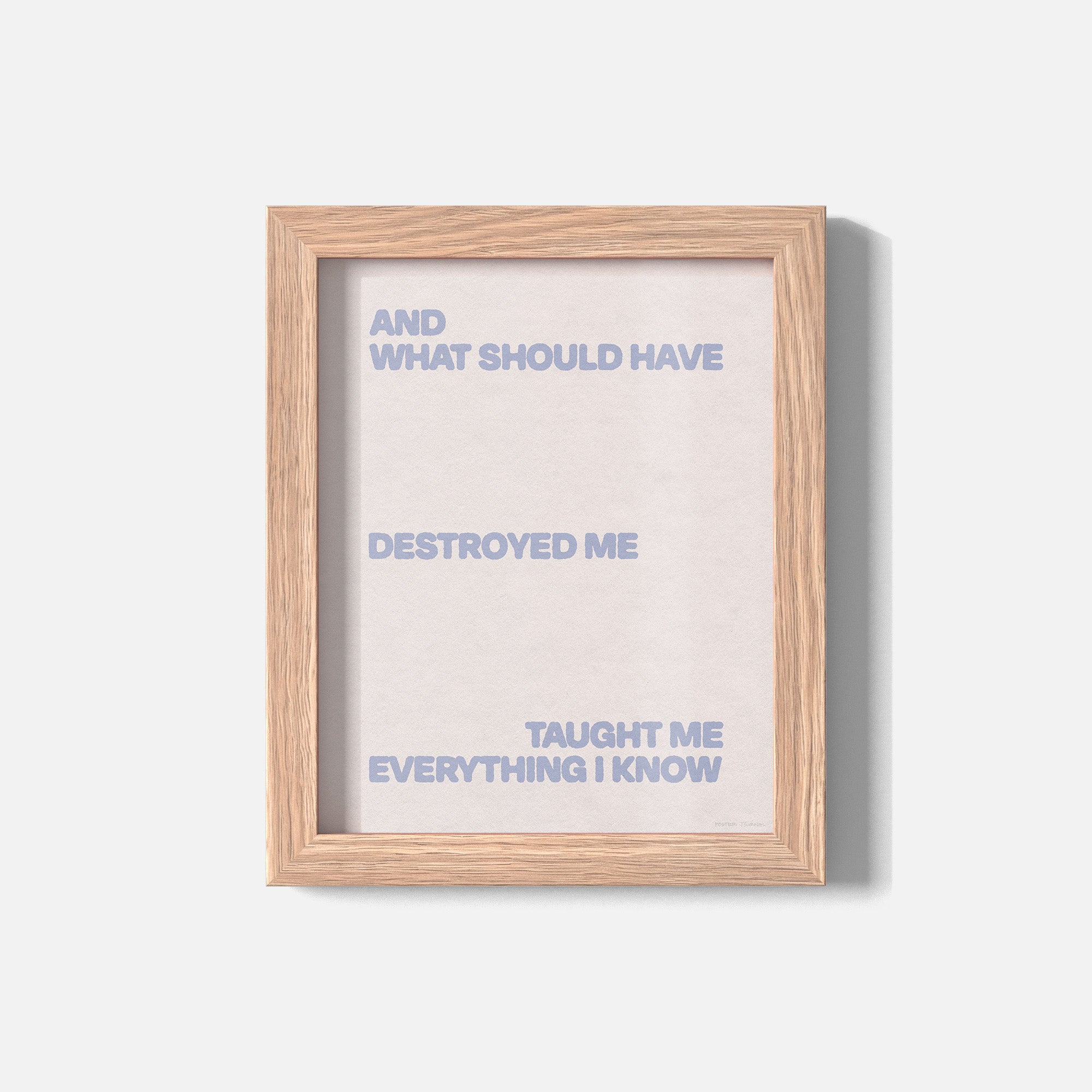 DESTROYED PRINT
