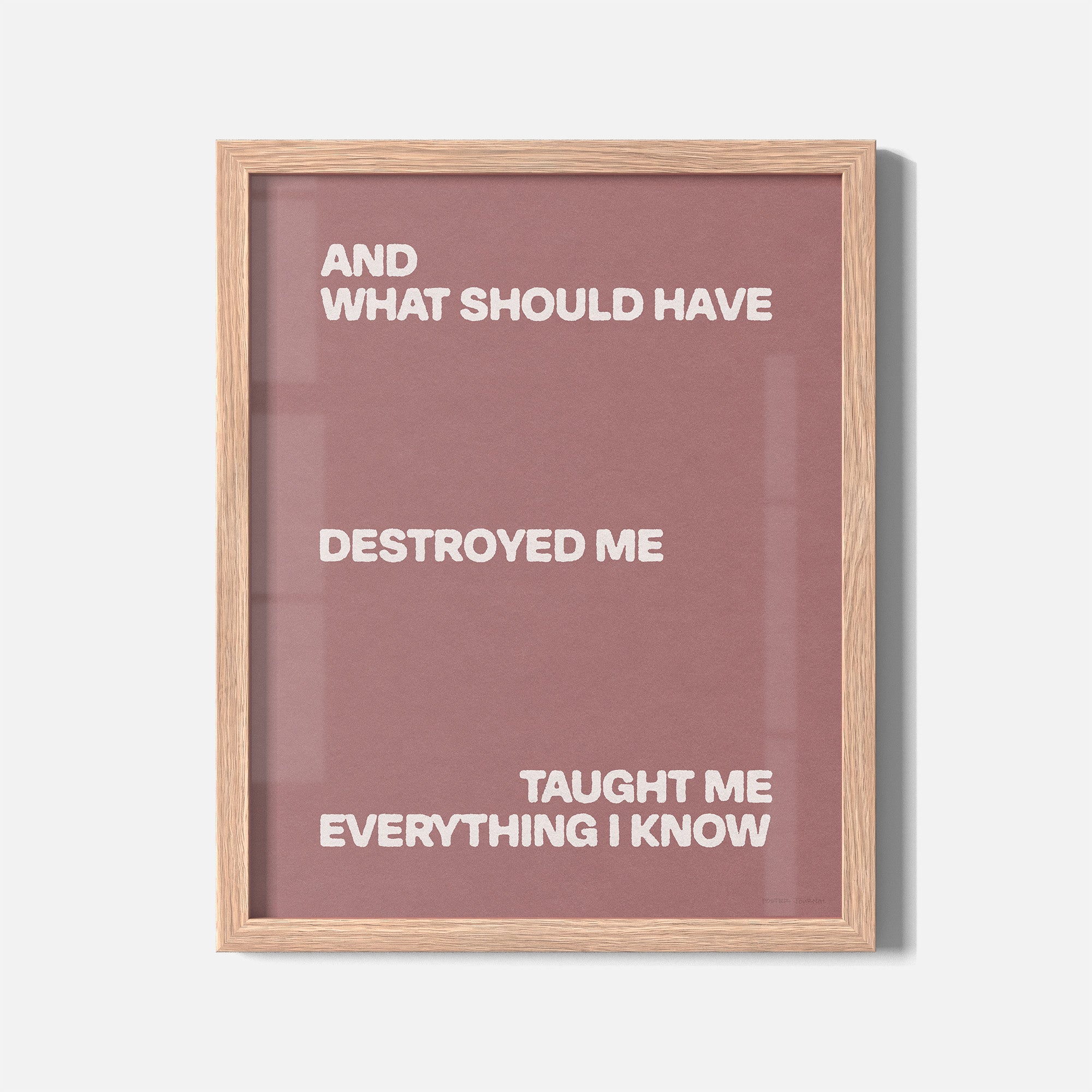 DESTROYED PRINT