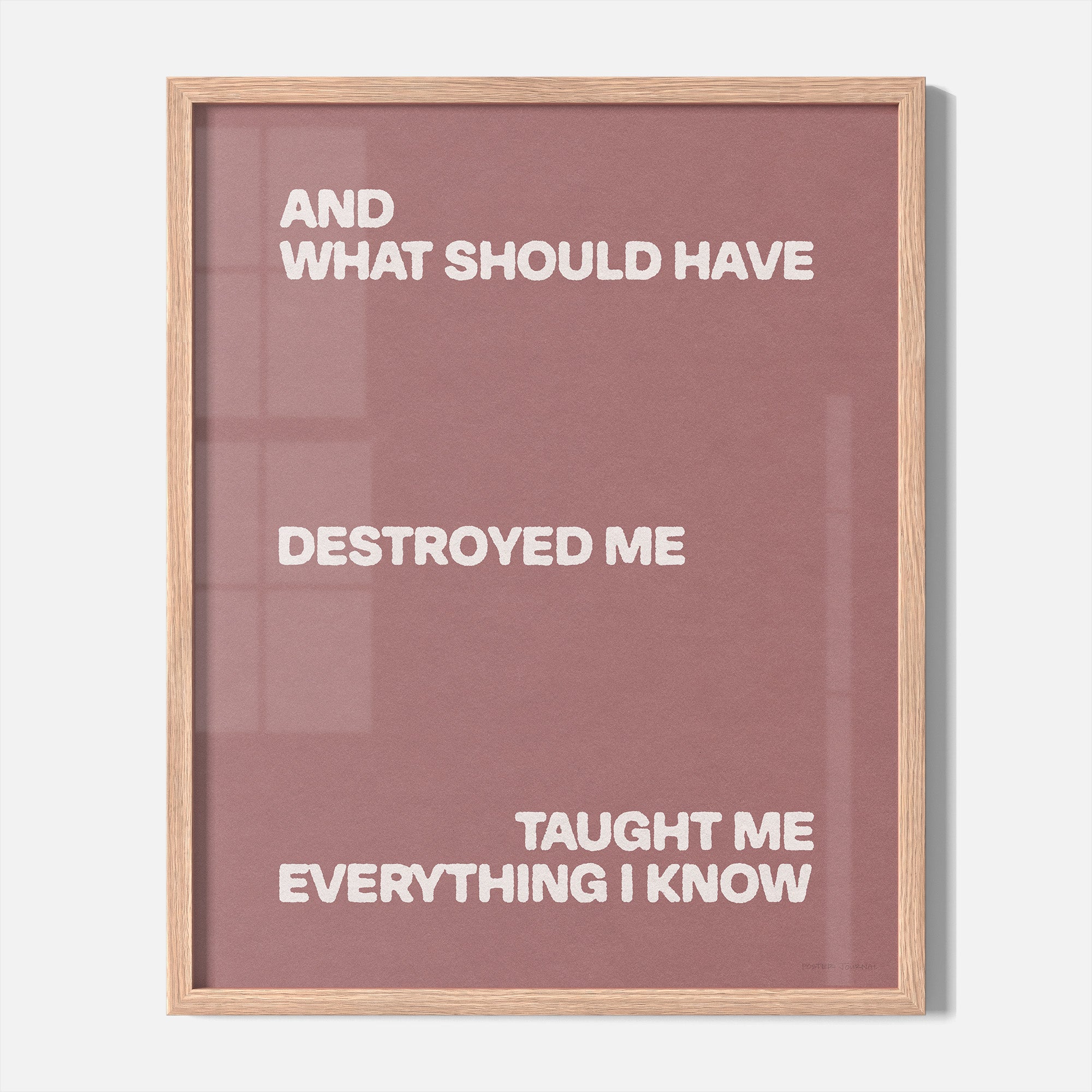 DESTROYED PRINT