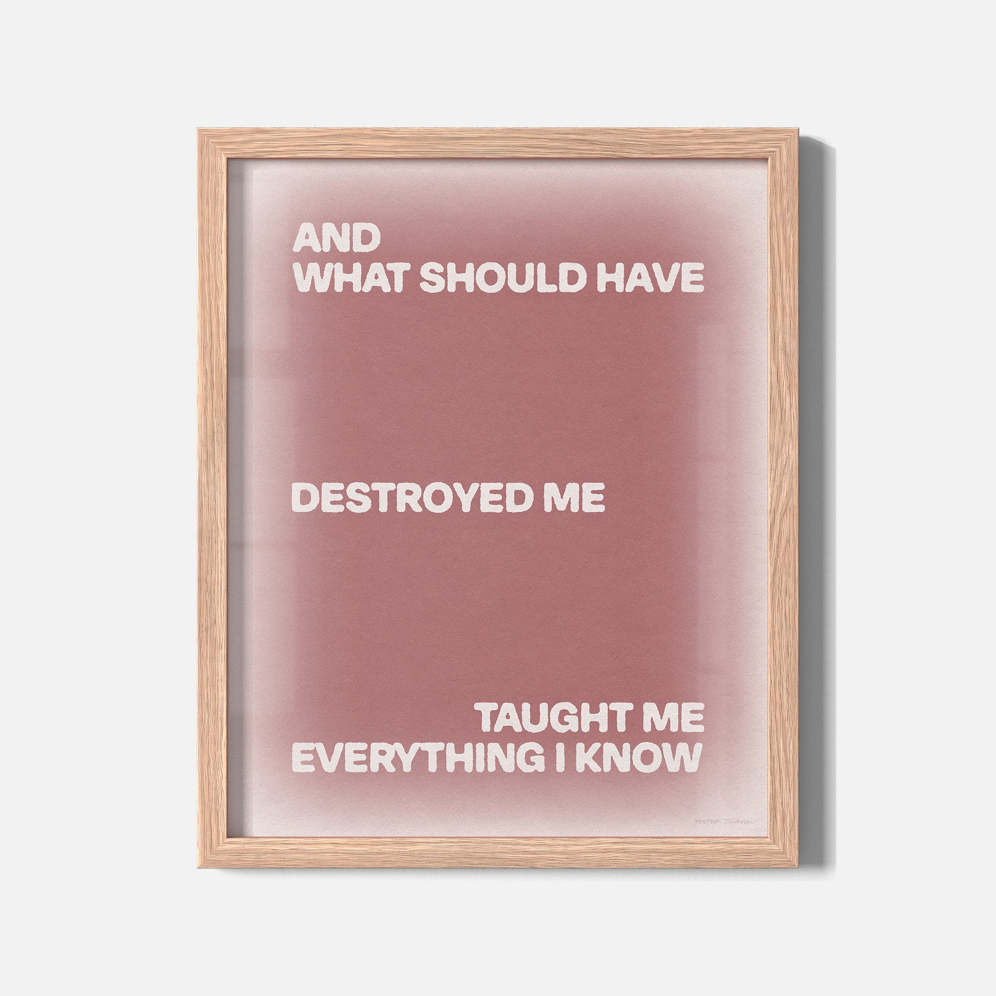 DESTROYED PRINT