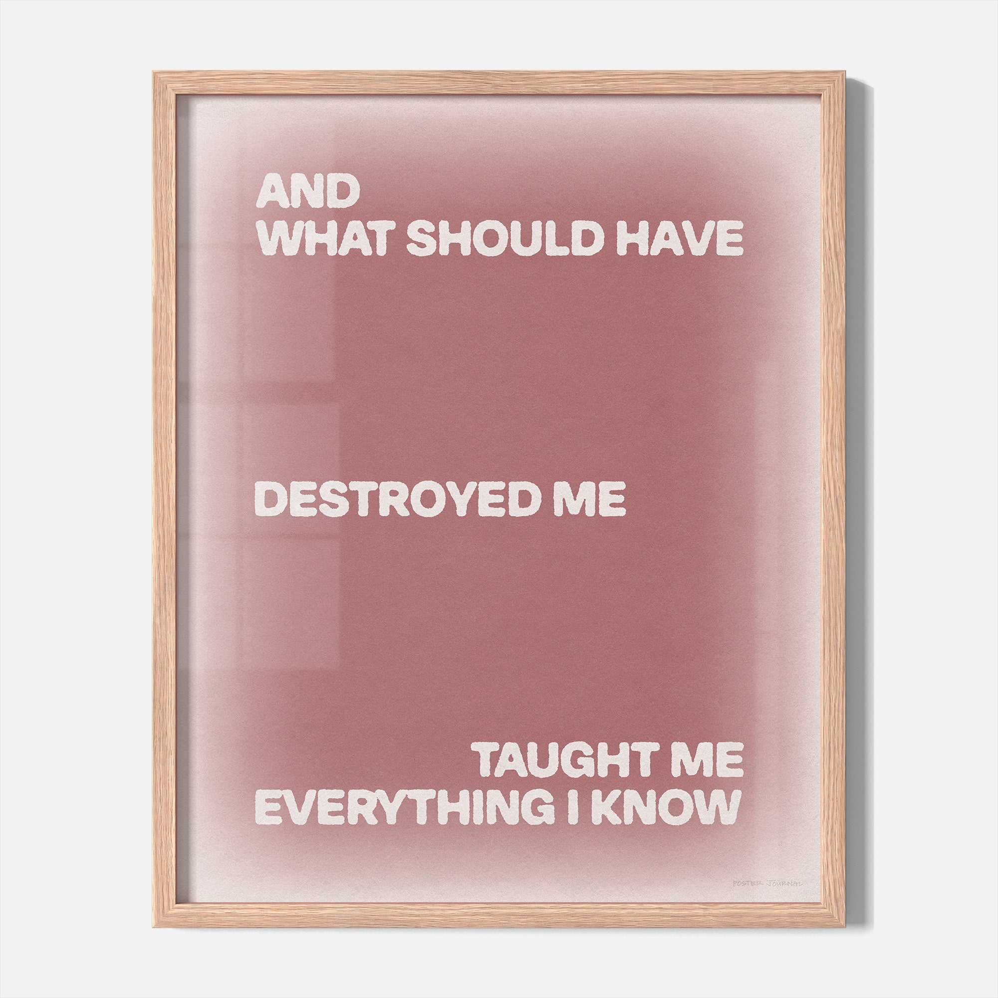 DESTROYED PRINT