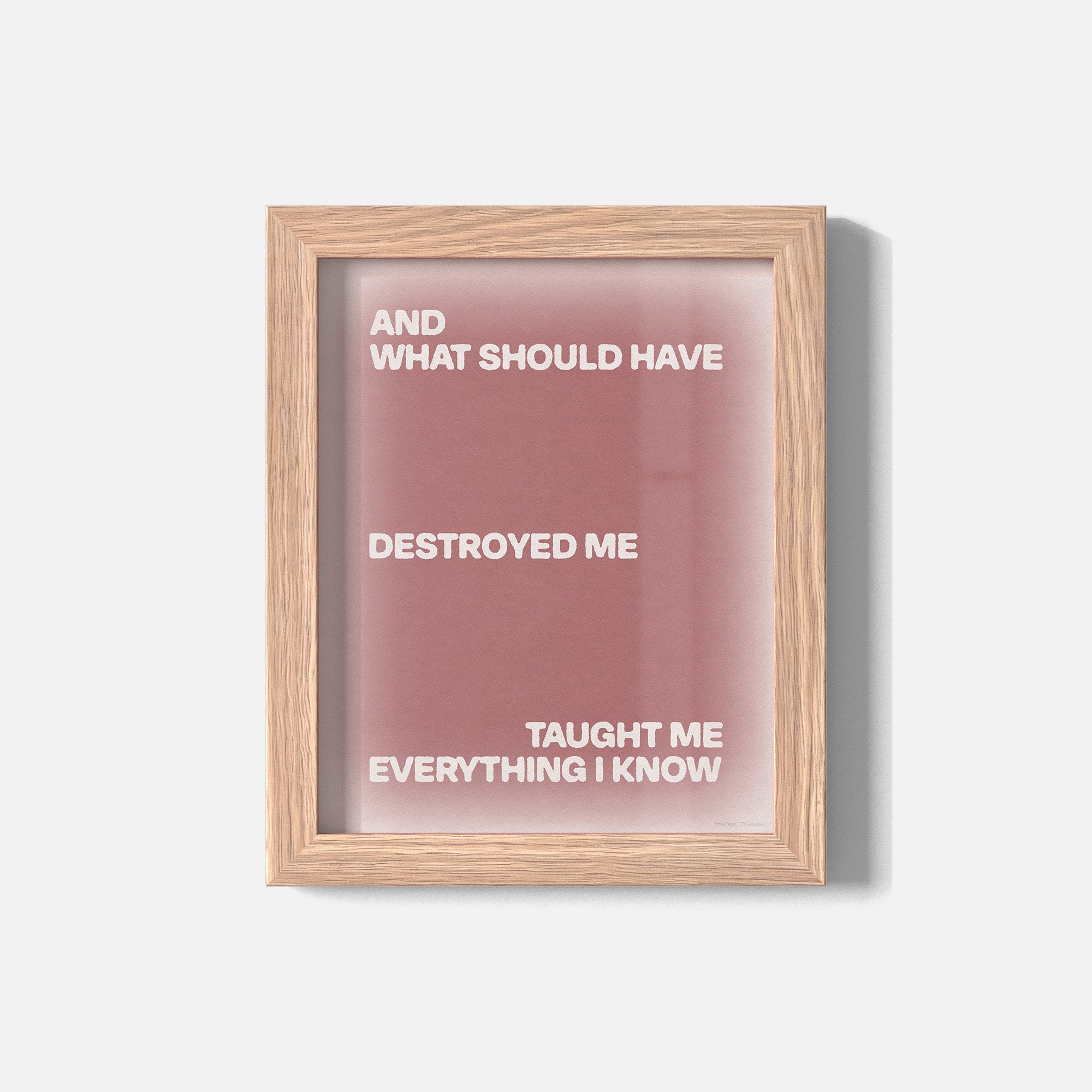 DESTROYED PRINT
