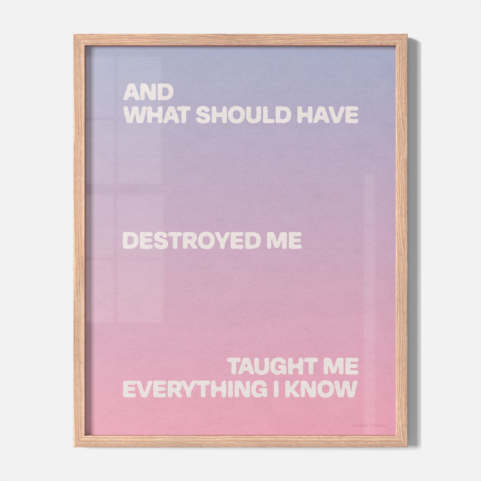 DESTROYED PRINT