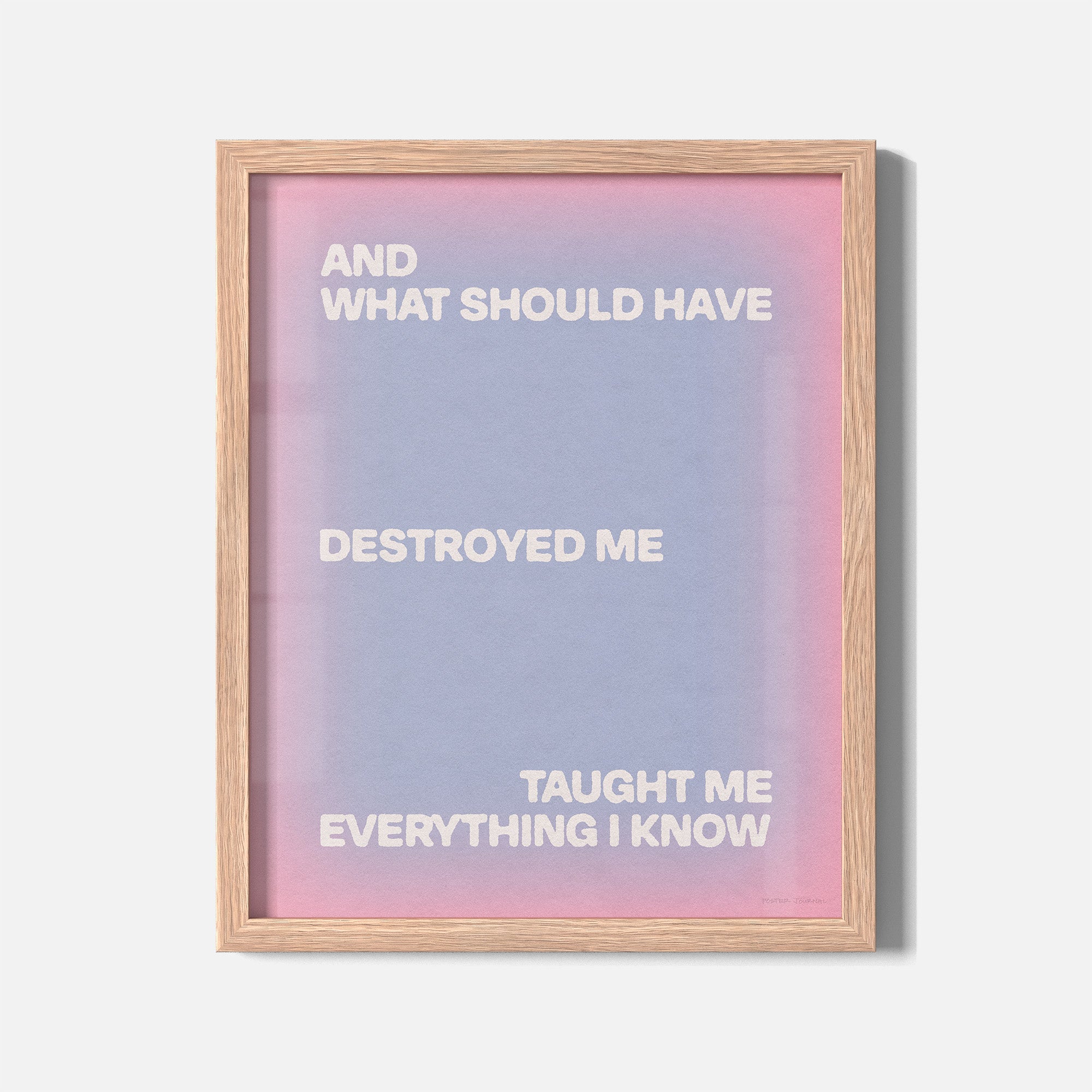 DESTROYED PRINT