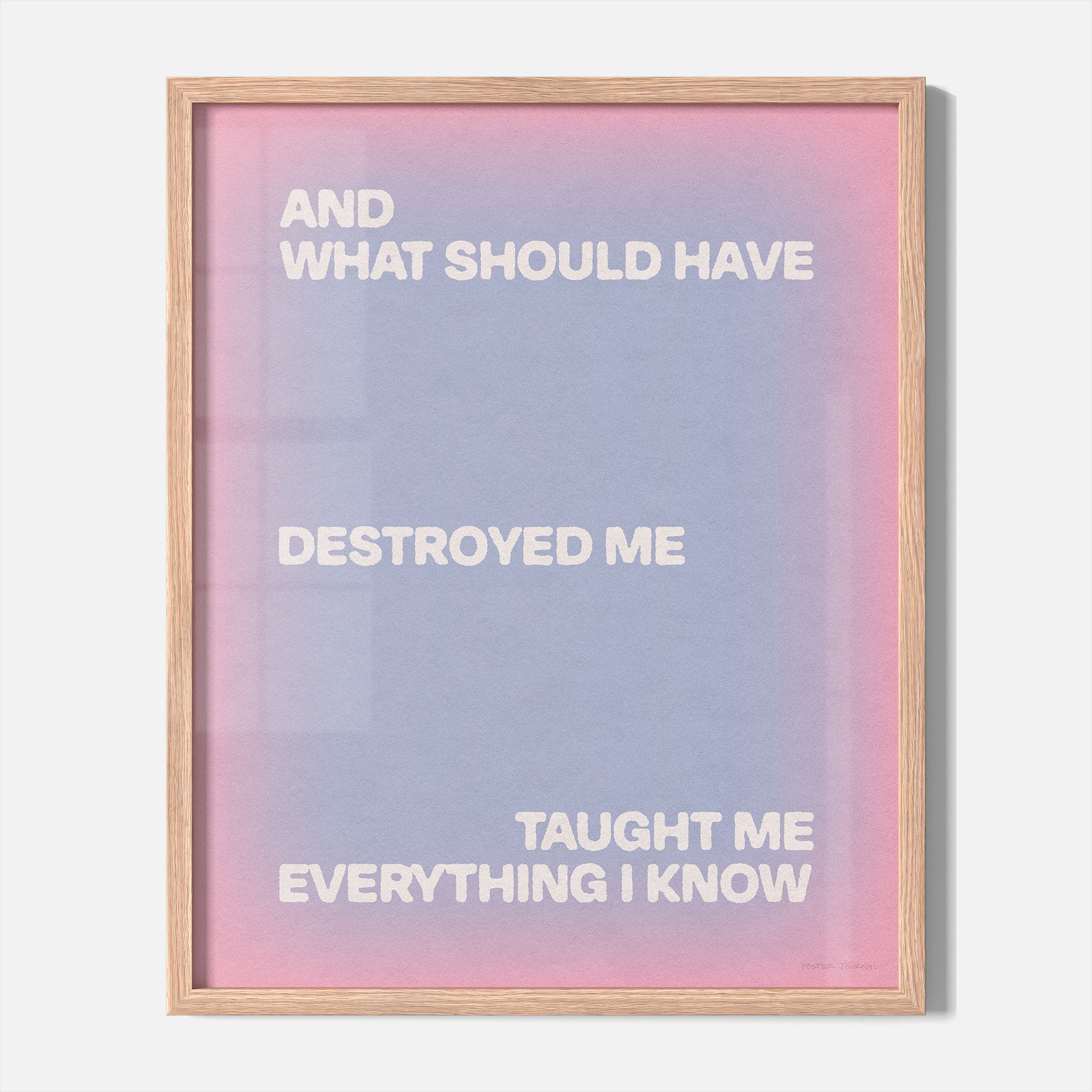 DESTROYED PRINT