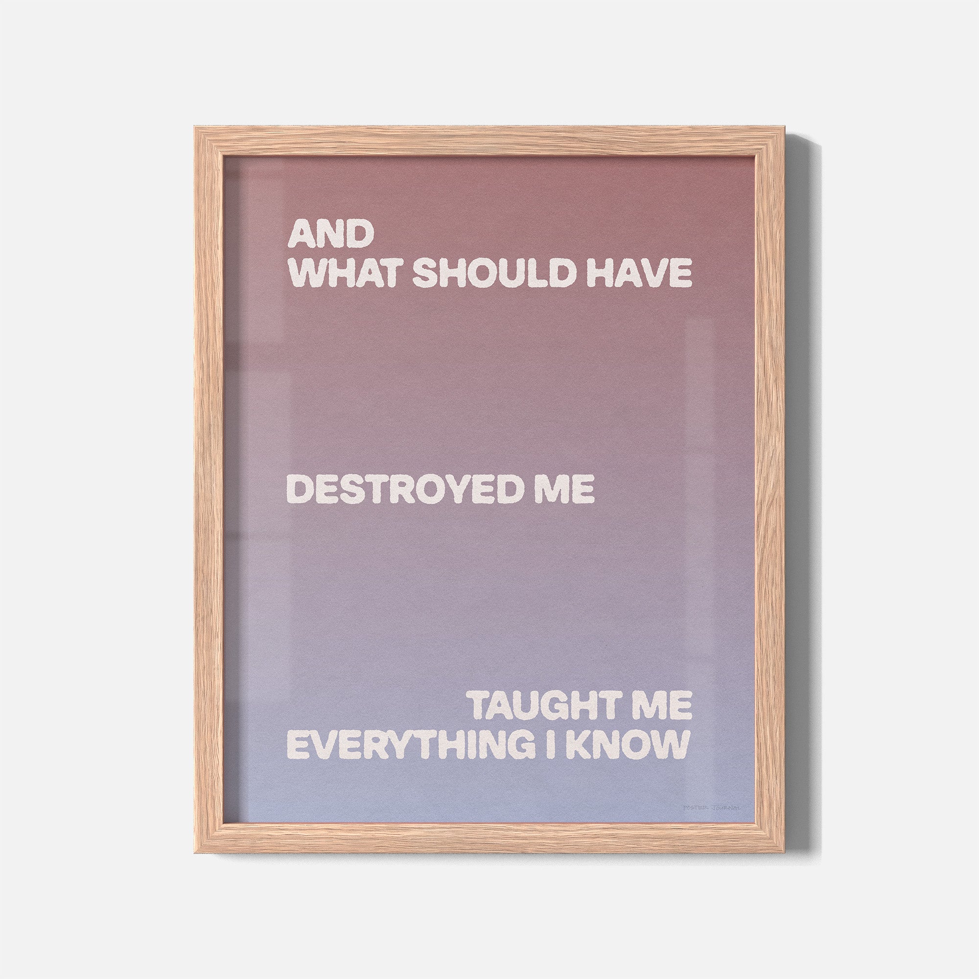 DESTROYED PRINT