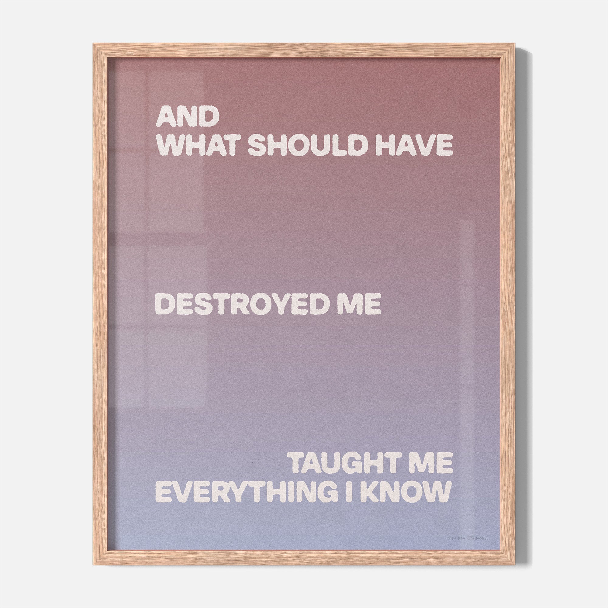 DESTROYED PRINT