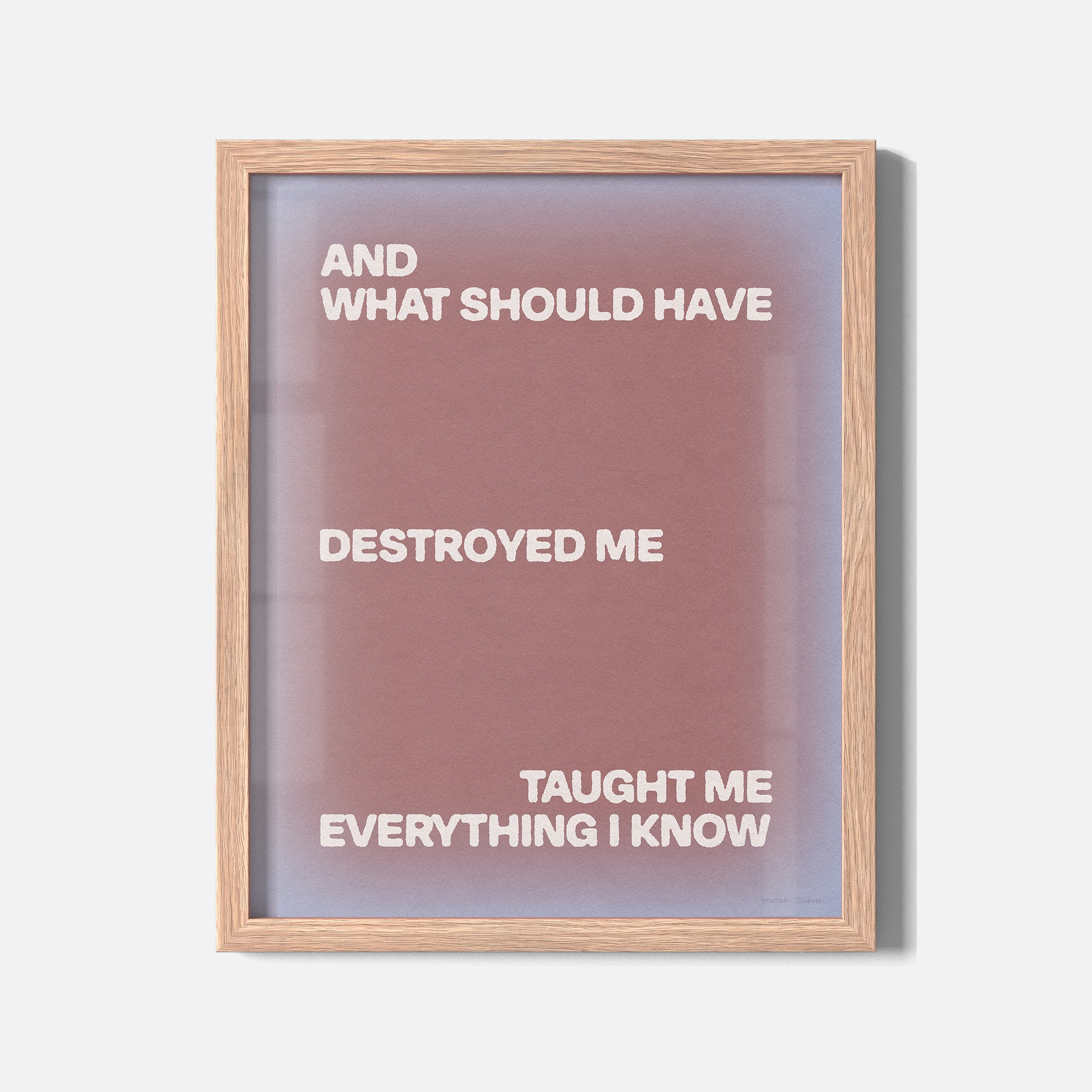 DESTROYED PRINT