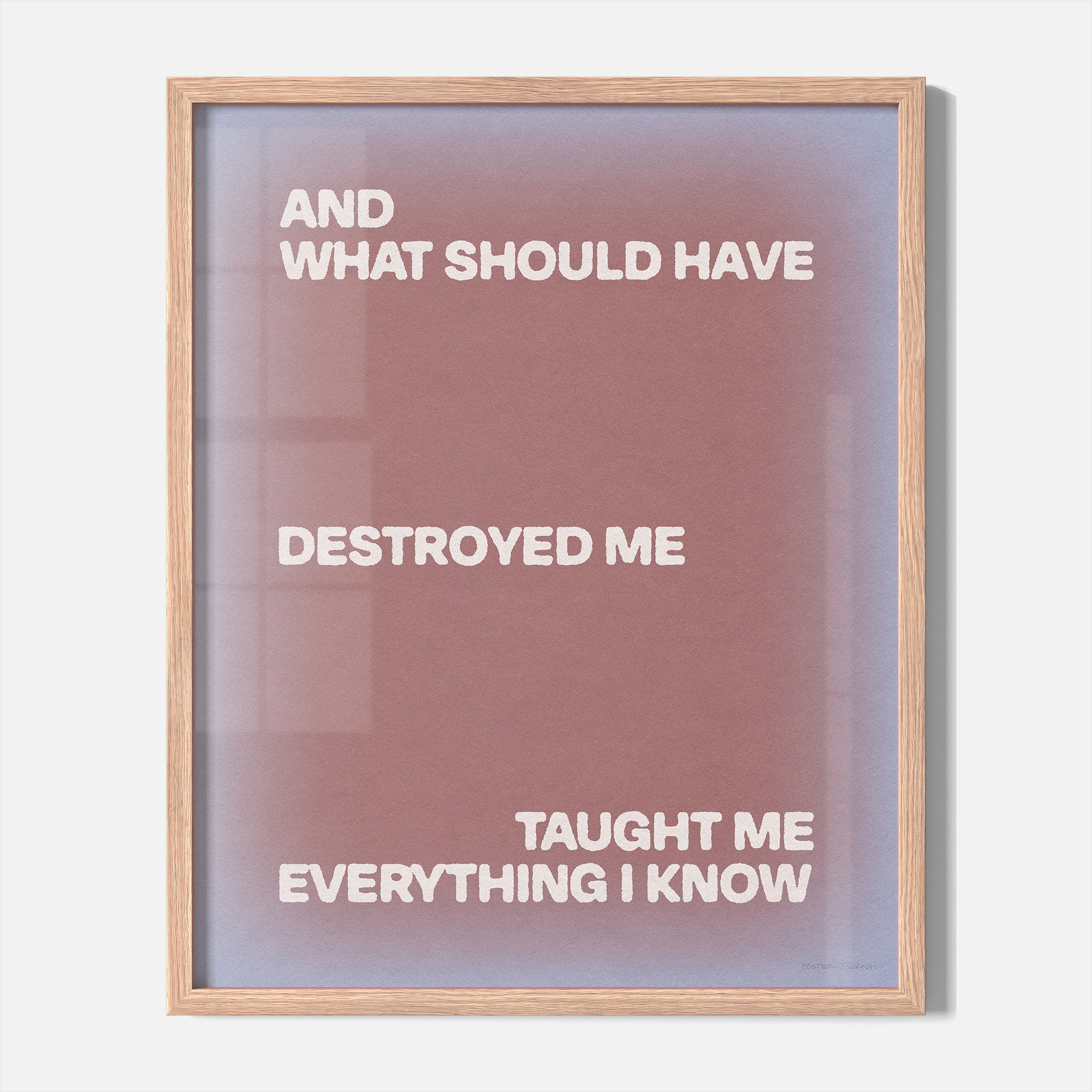 DESTROYED PRINT