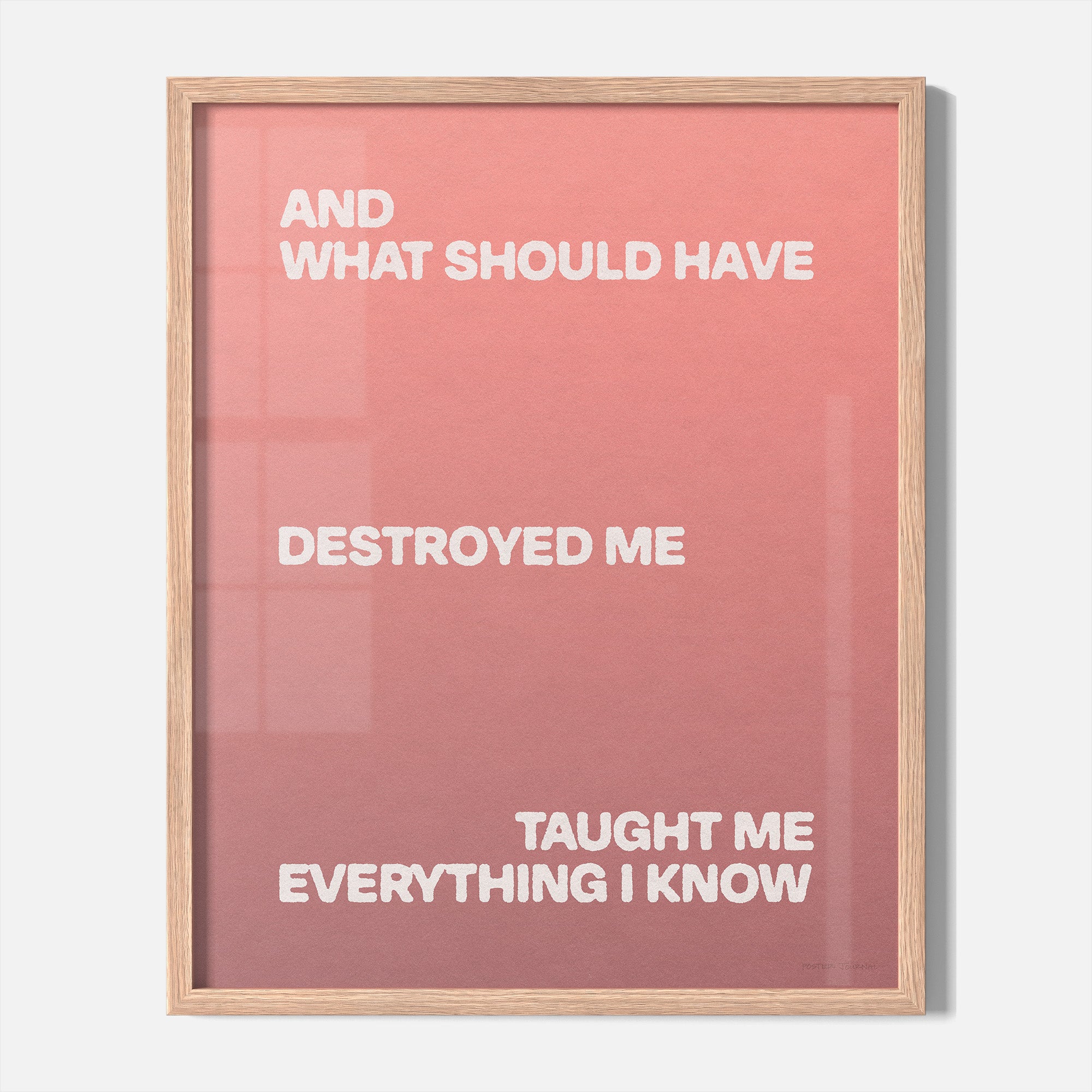 DESTROYED PRINT