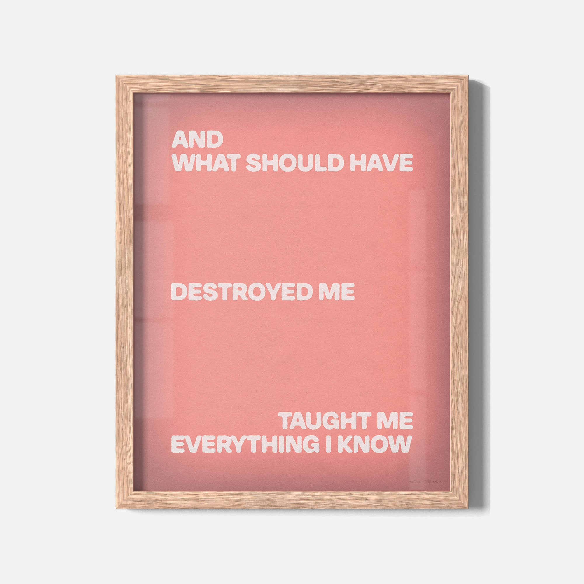 DESTROYED PRINT