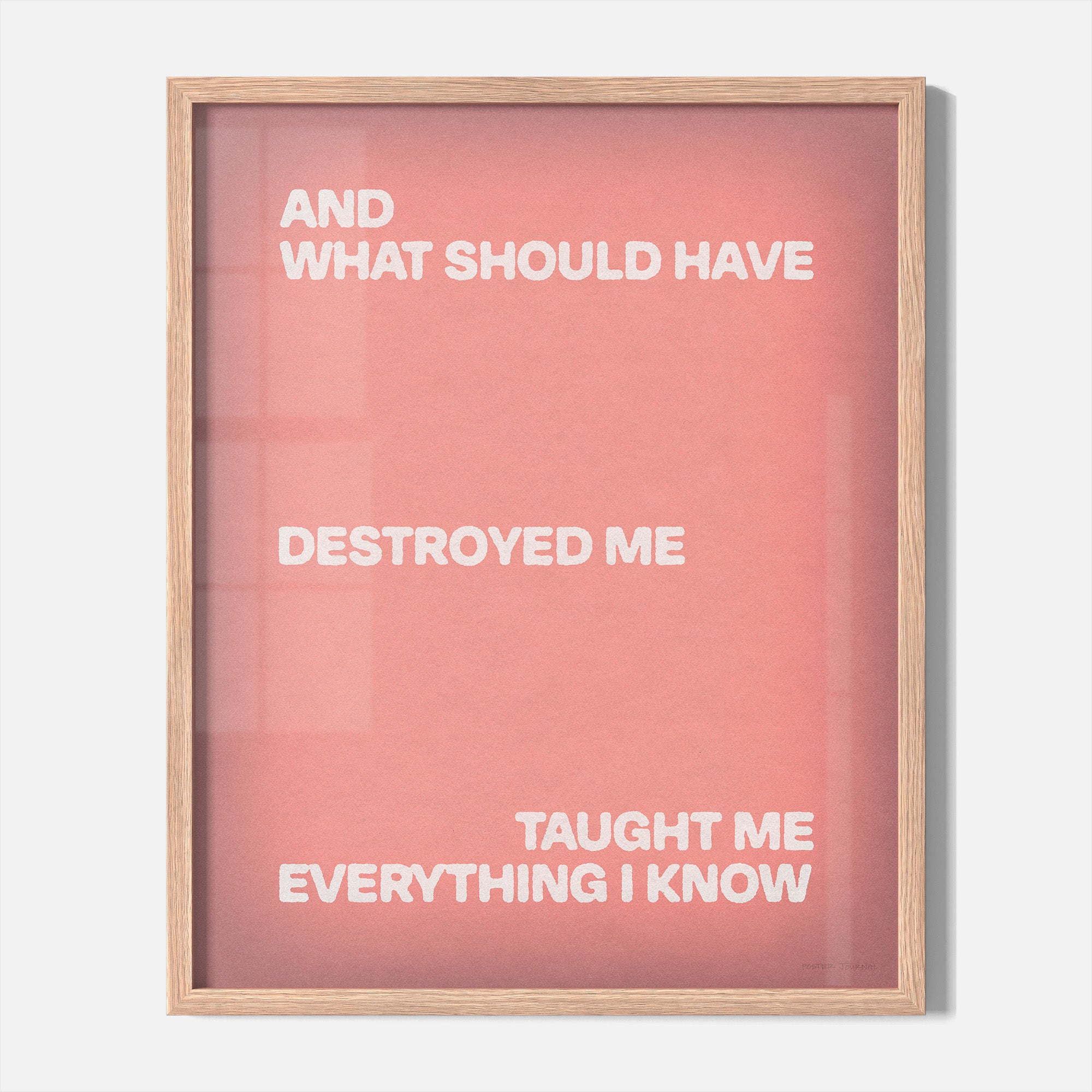 DESTROYED PRINT