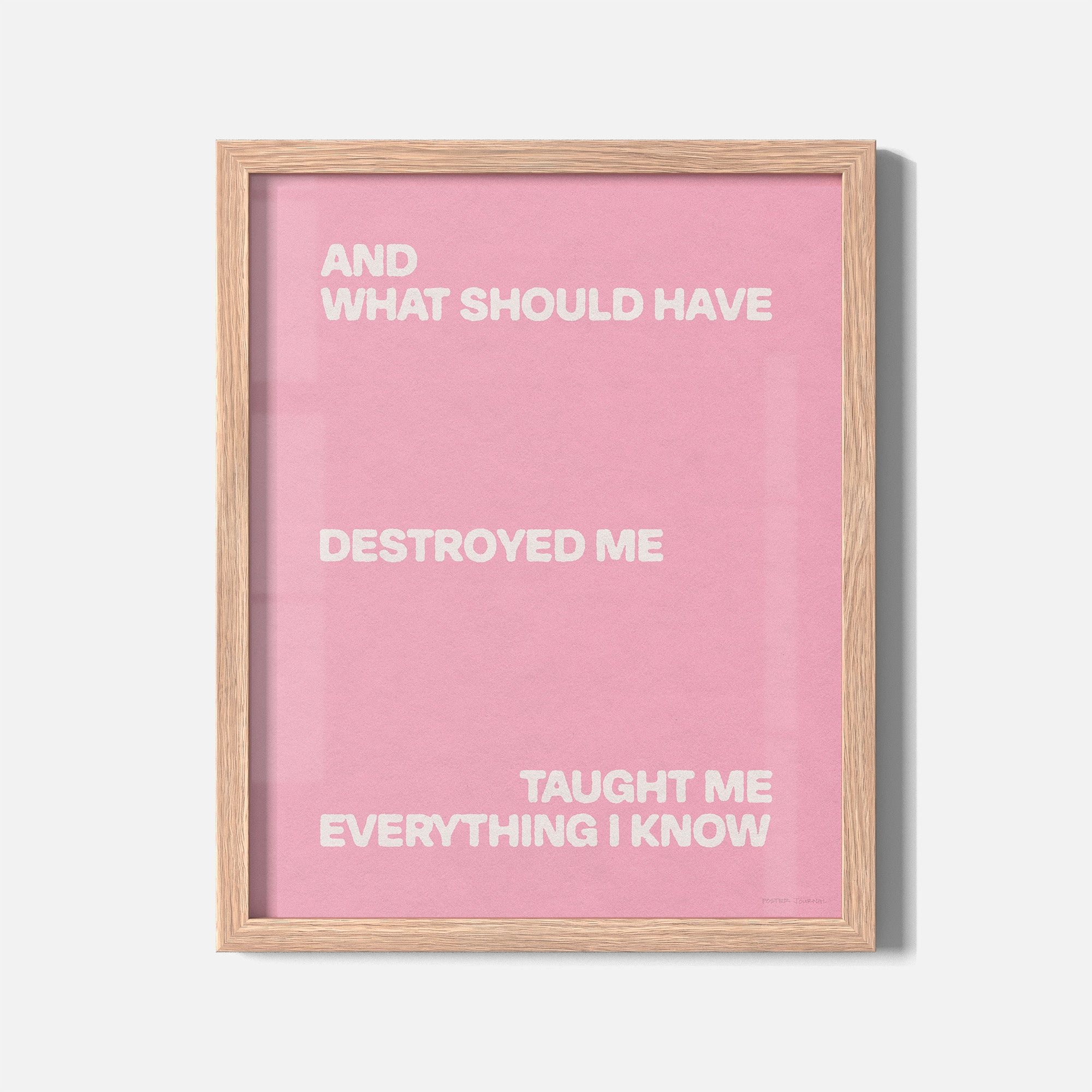 DESTROYED PRINT