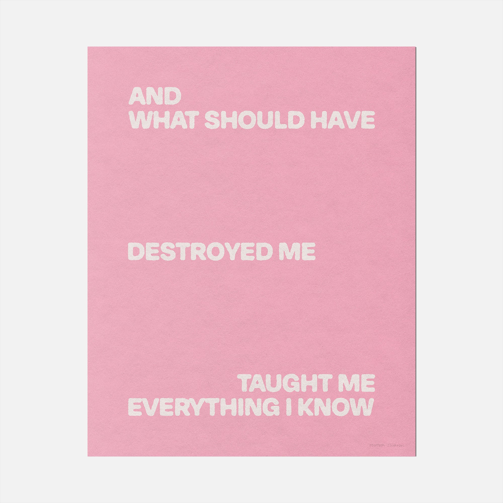 DESTROYED PRINT