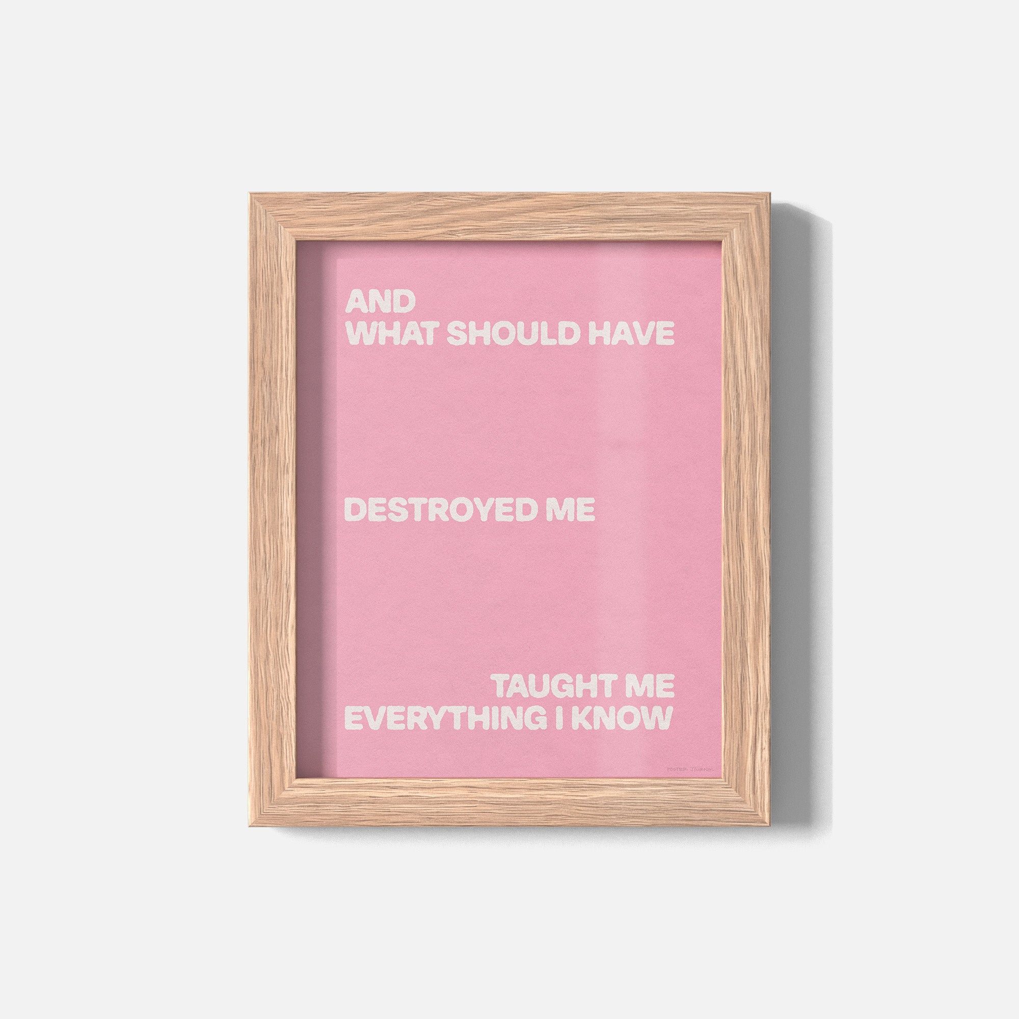 DESTROYED PRINT