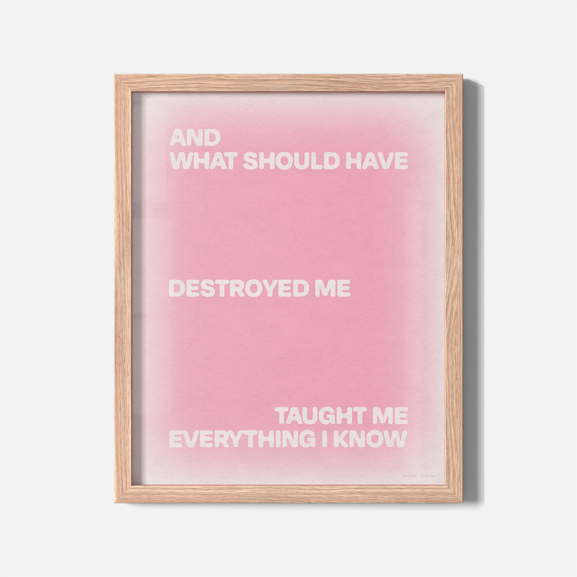 DESTROYED PRINT