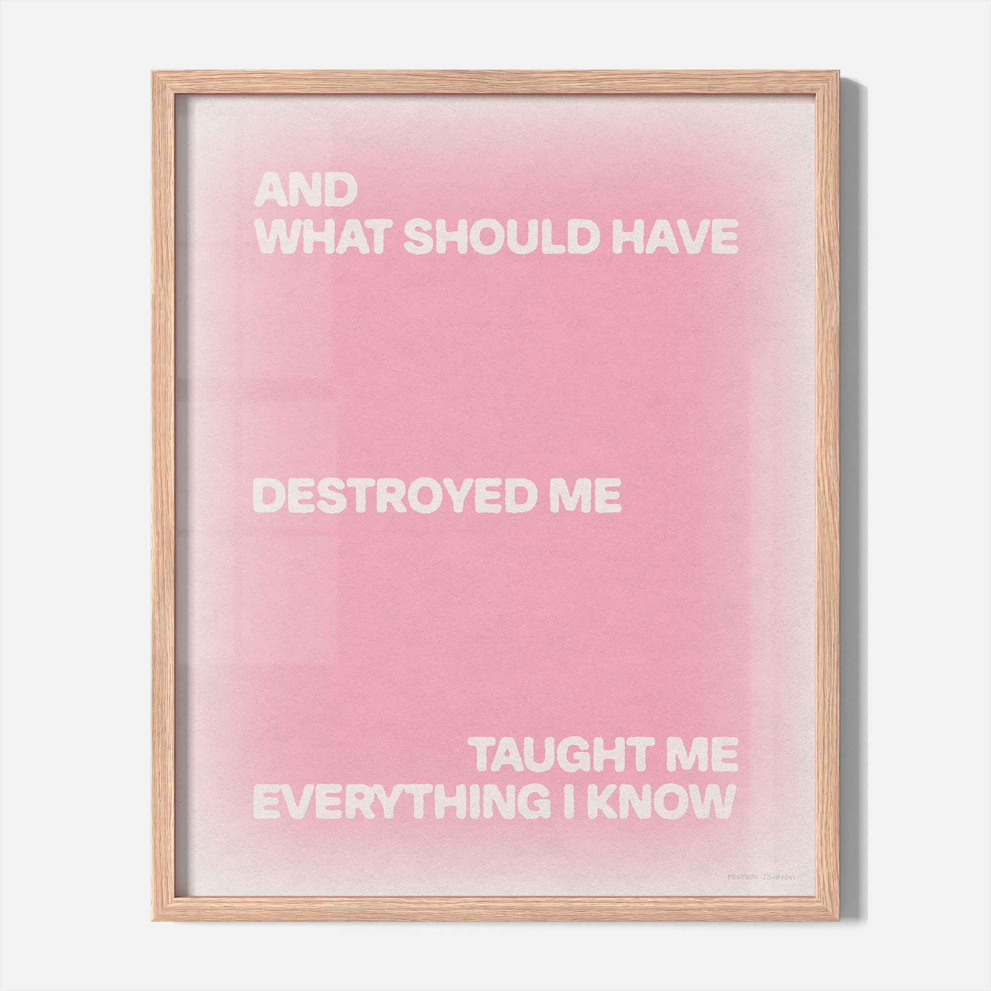 DESTROYED PRINT