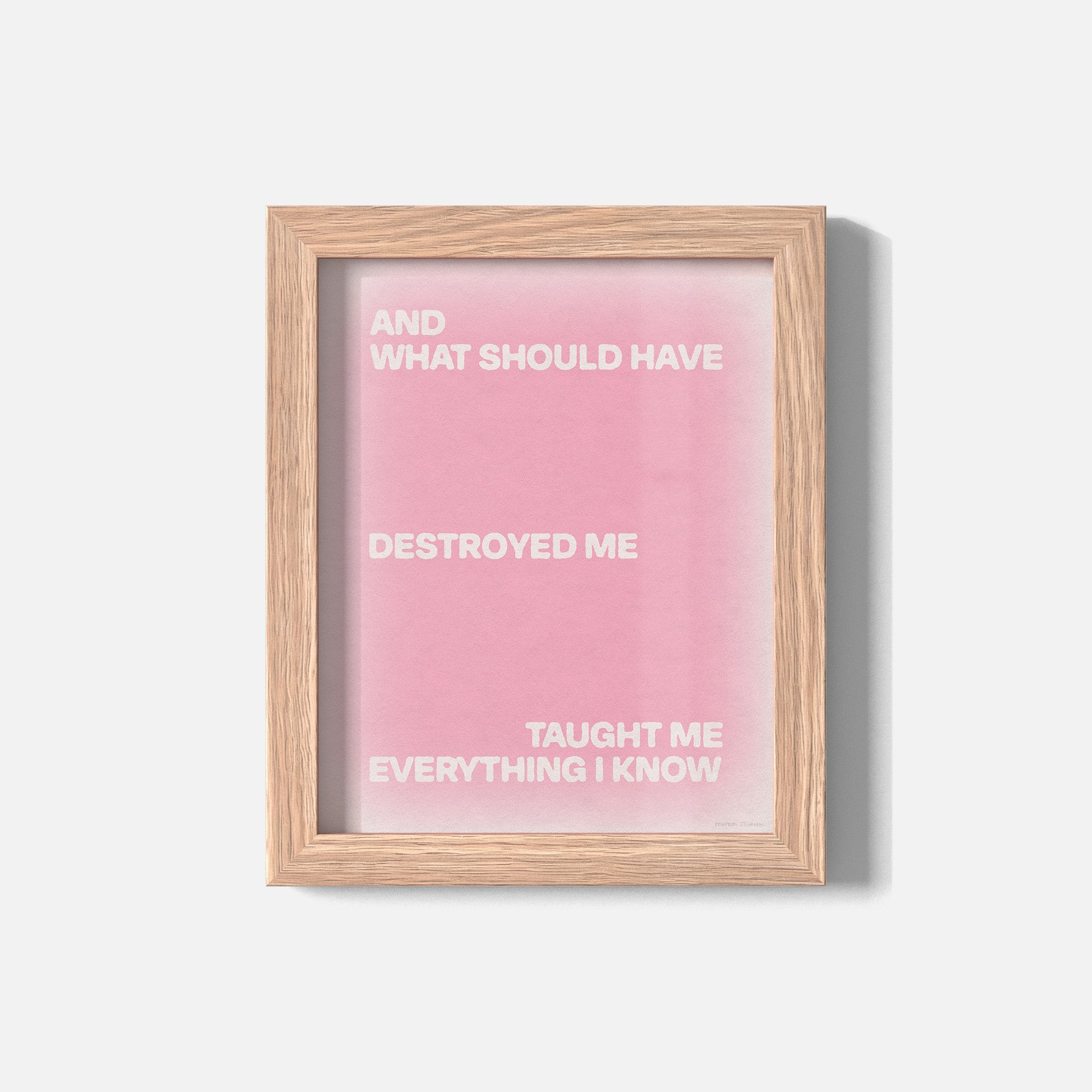 DESTROYED PRINT