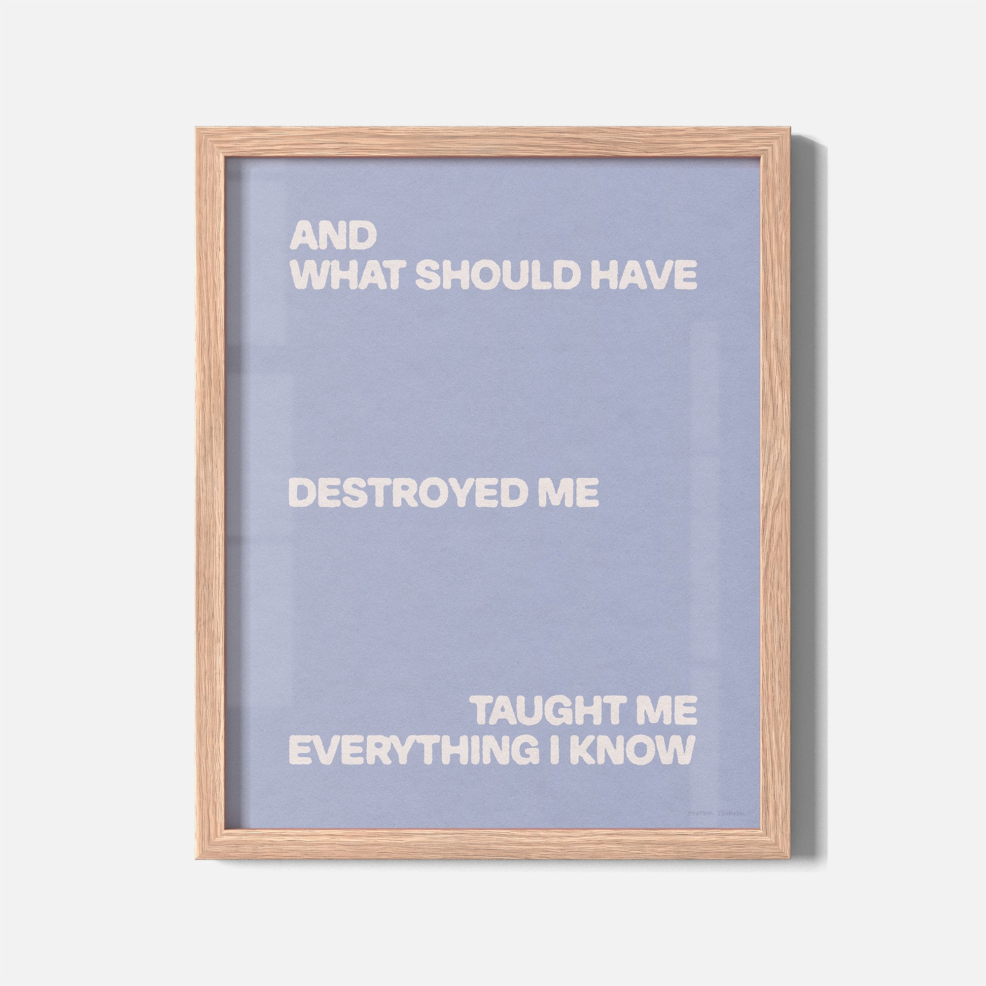 DESTROYED PRINT