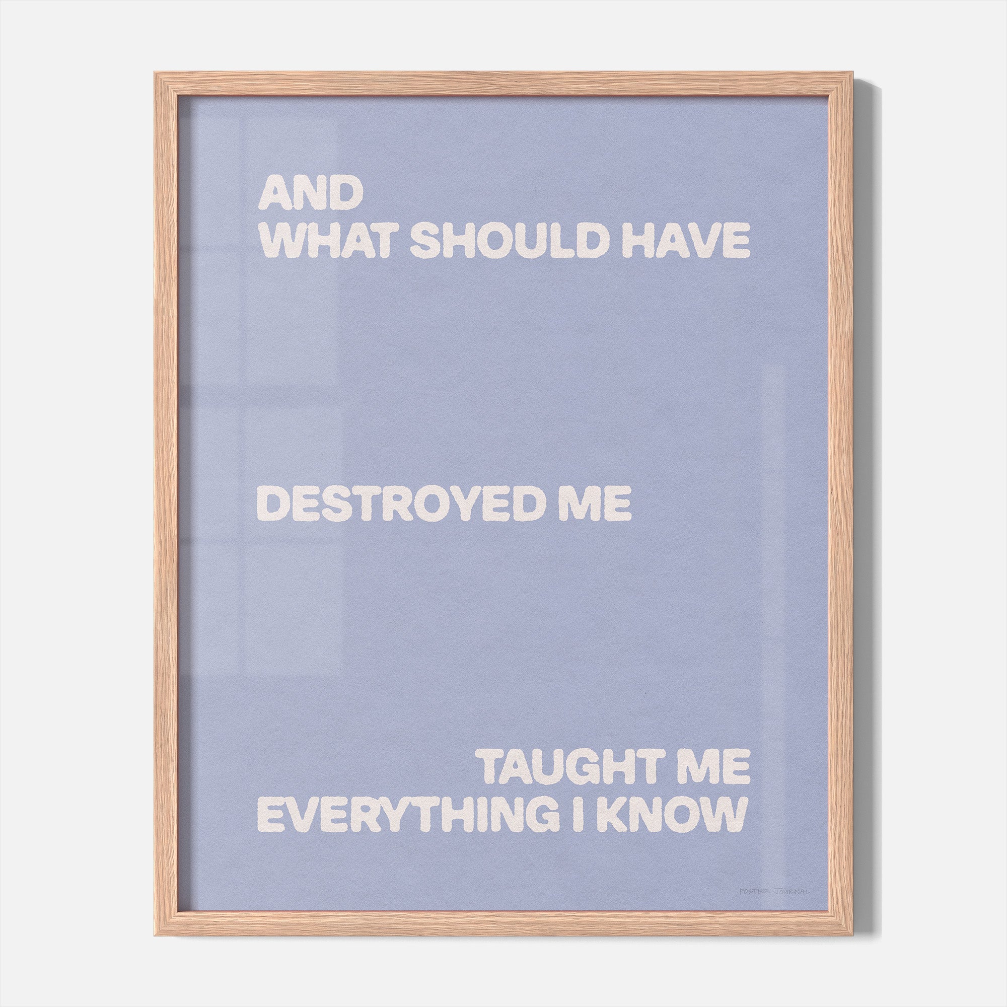 DESTROYED PRINT